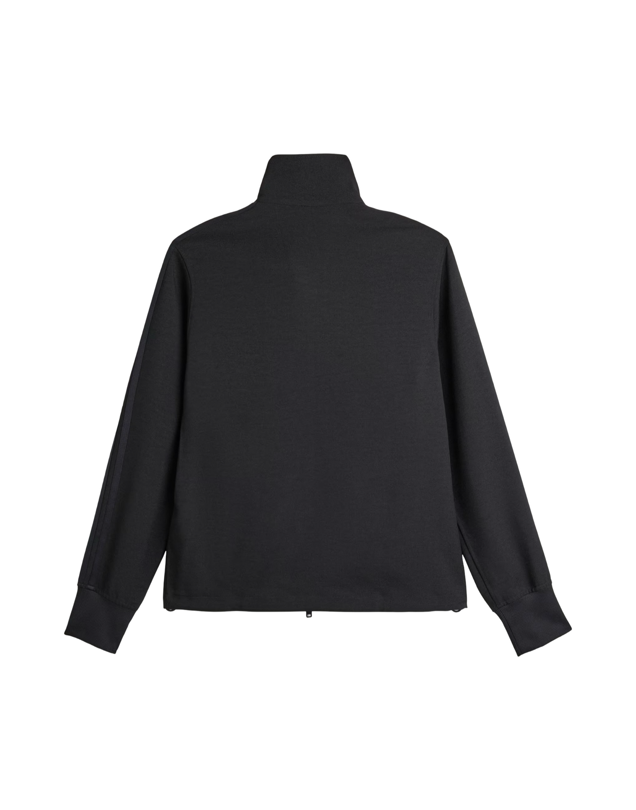 Y-3 FELPA TRACK ZIP 3 STRIPES NERA