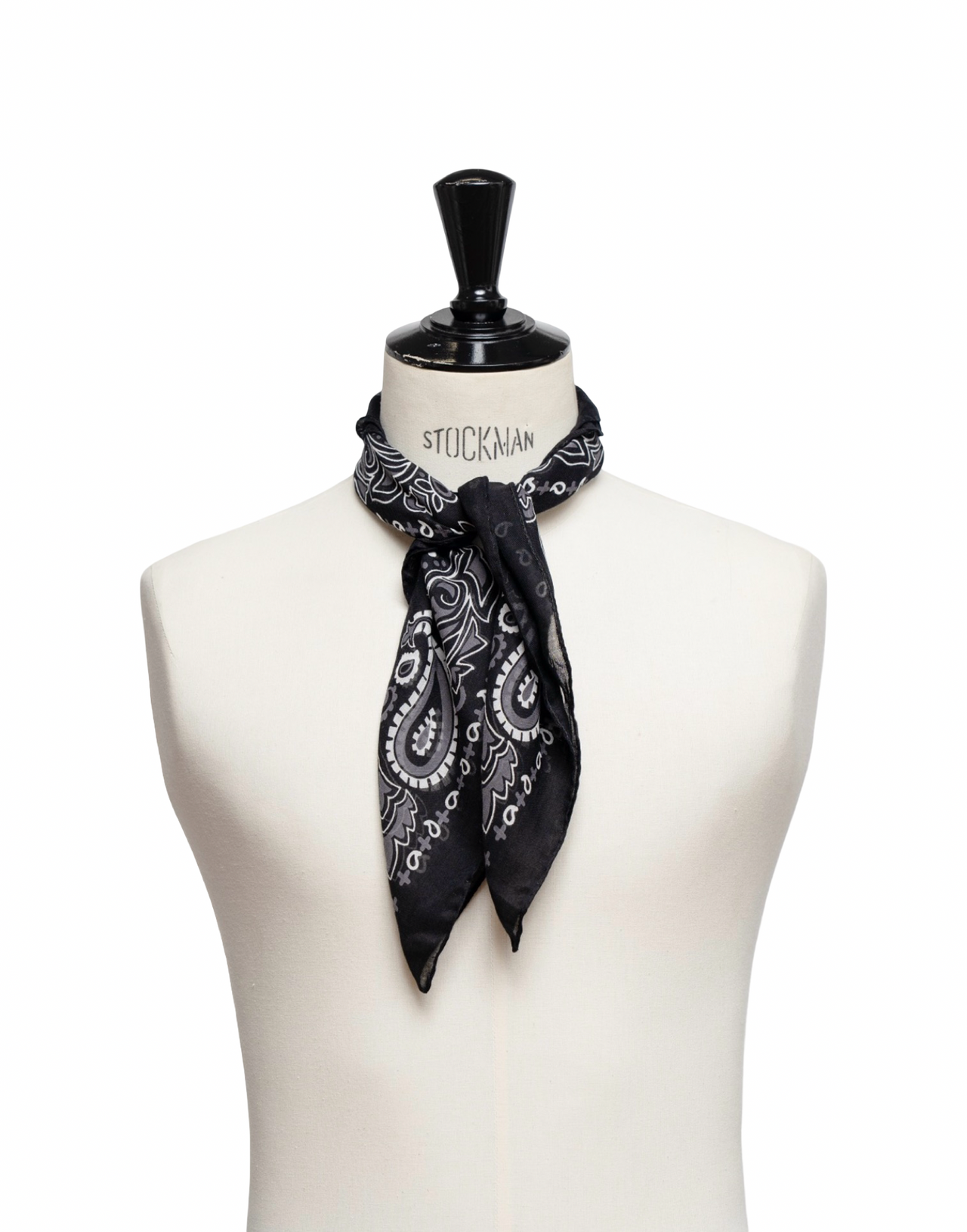 DESTIN BANDANA 59 X 59 CM COTONE NERO