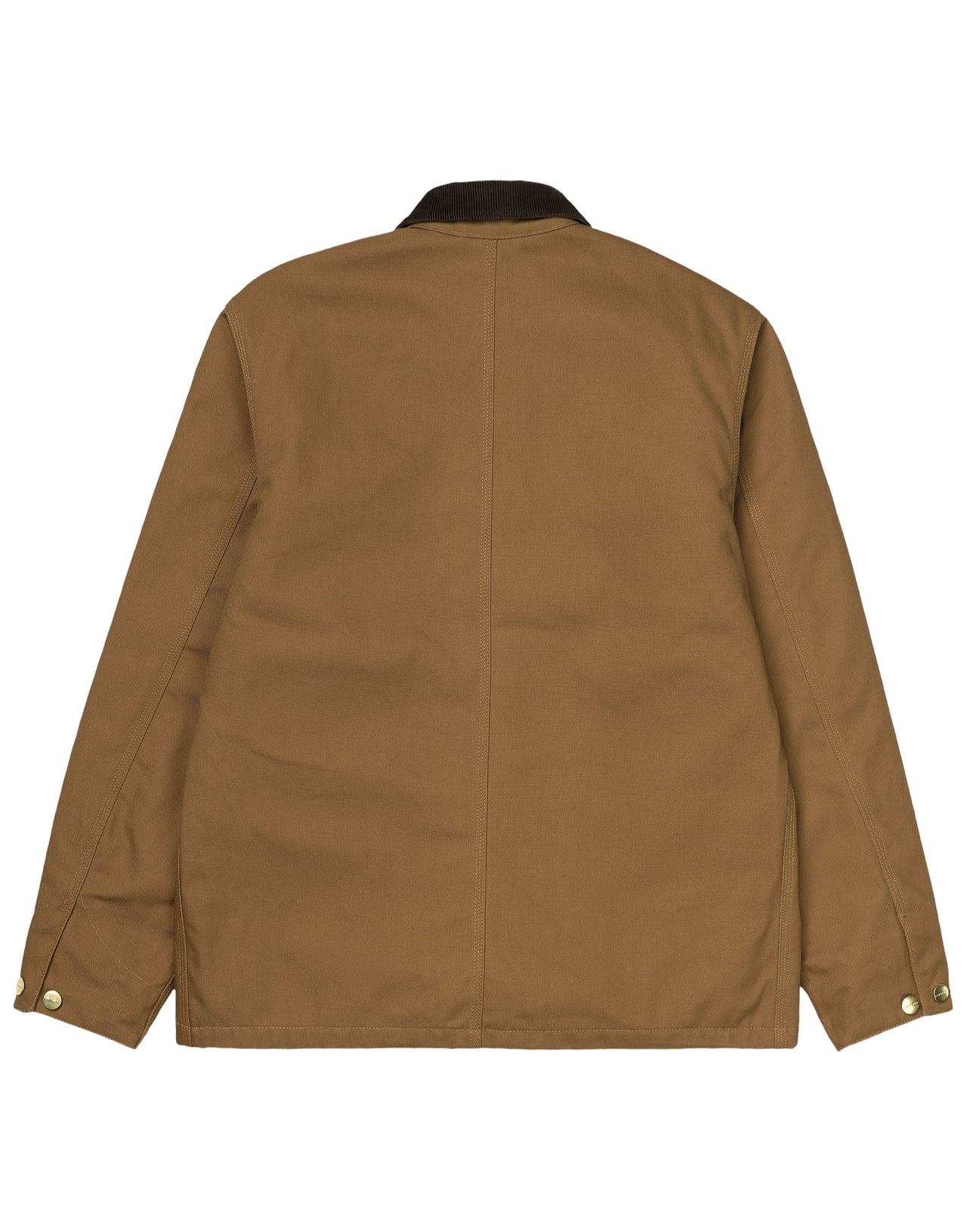 CARHARTT WIP GIUBBOTTO MICHIGAN BOTTONI CANVAS TABACCO