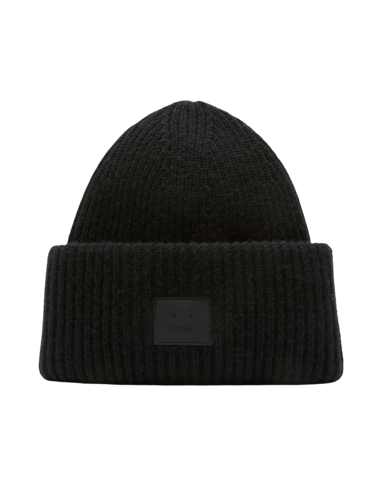 ACNE STUDIOS PANSY FACE YAK NERO