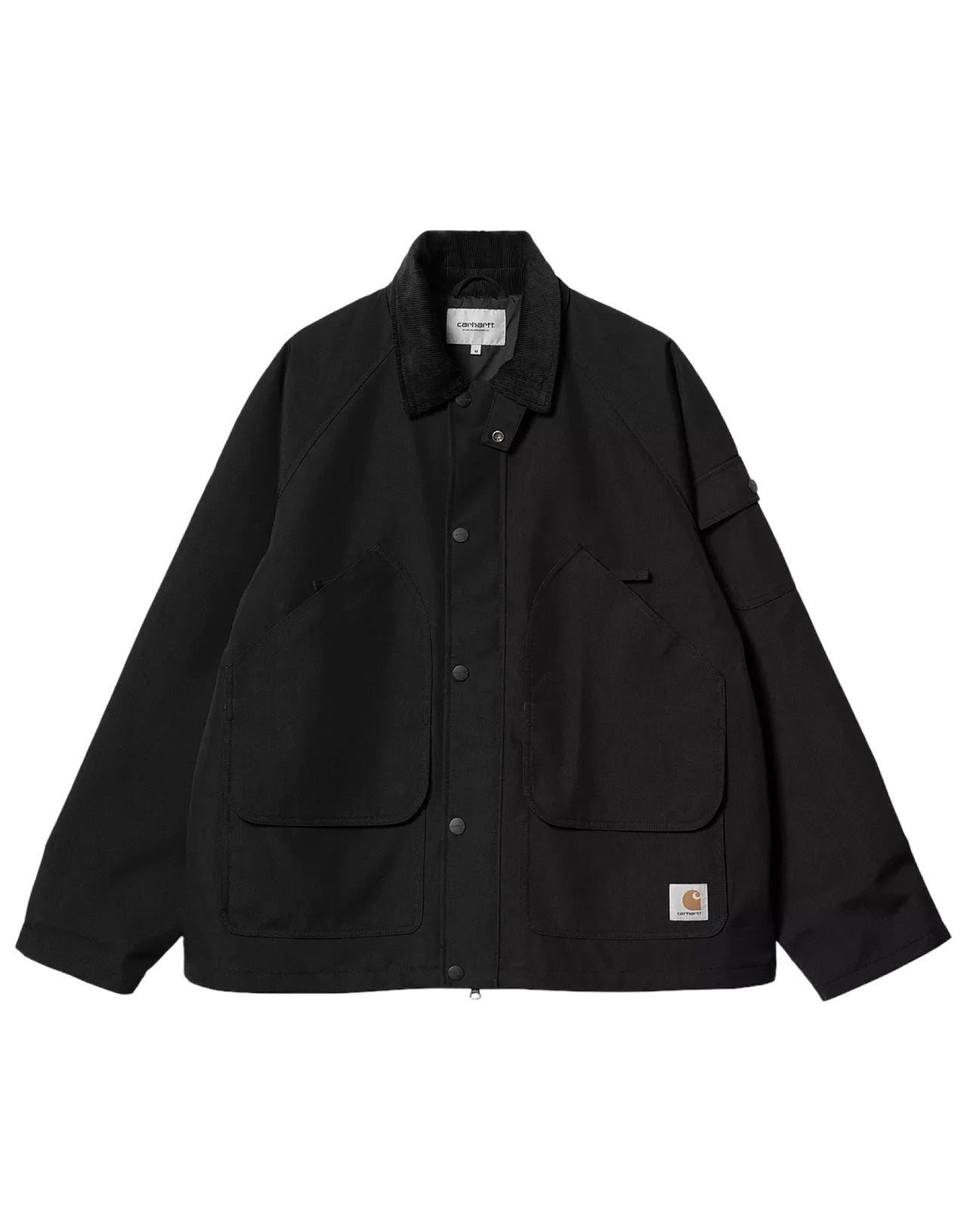 CARHARTT WIP GIUBBOTTO CLARTON NYLON CANVAS NERO