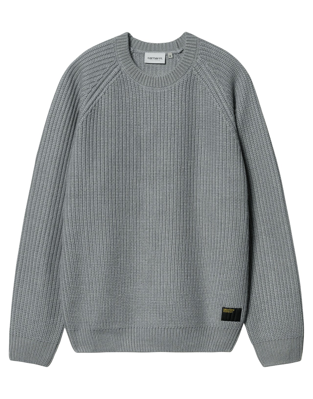 CARHARTT WIP MAGLIONE FORTH GIROCOLLO LANA GRIGIO