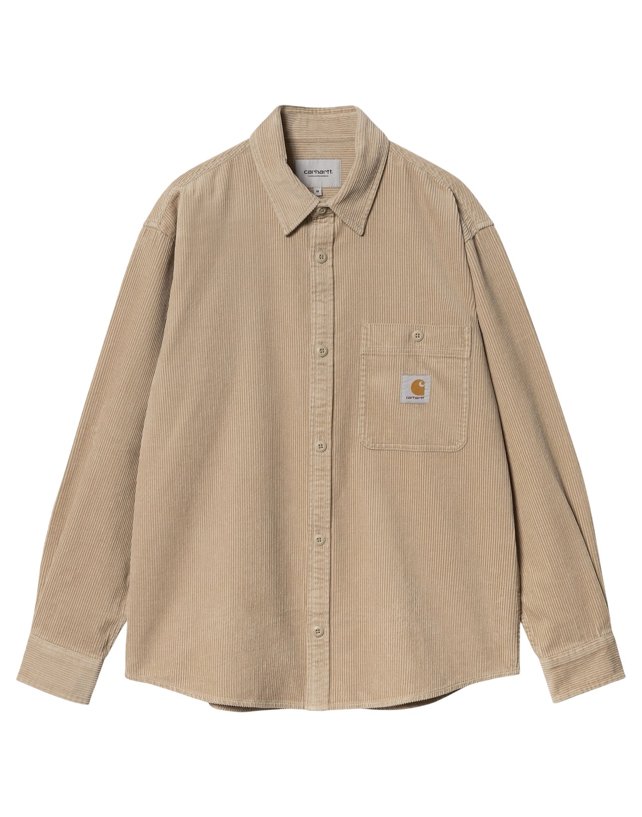 CARHARTT WIP CAMIGIACCA FLINT COTONE CORDUROY BEIGE