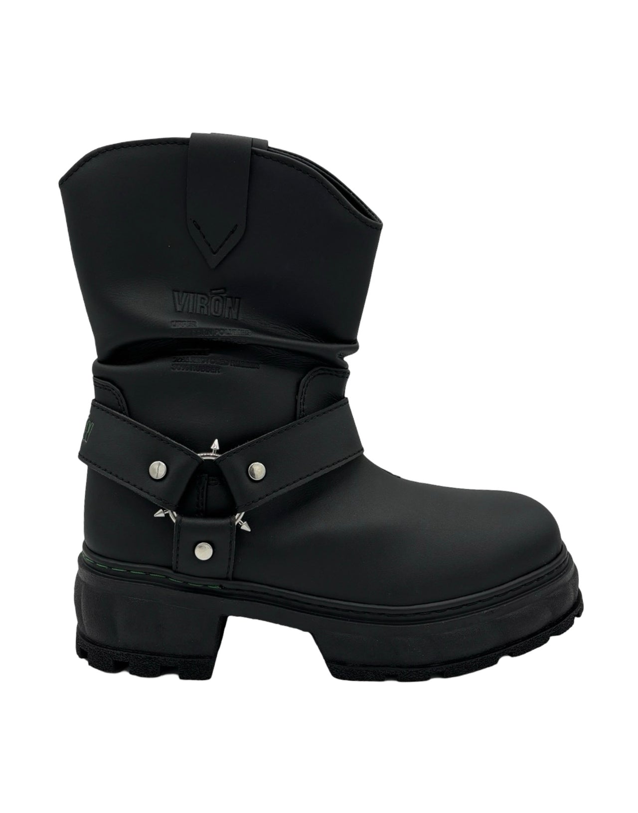 VIRON MID BOOT ECOPELLE BLACK CORN