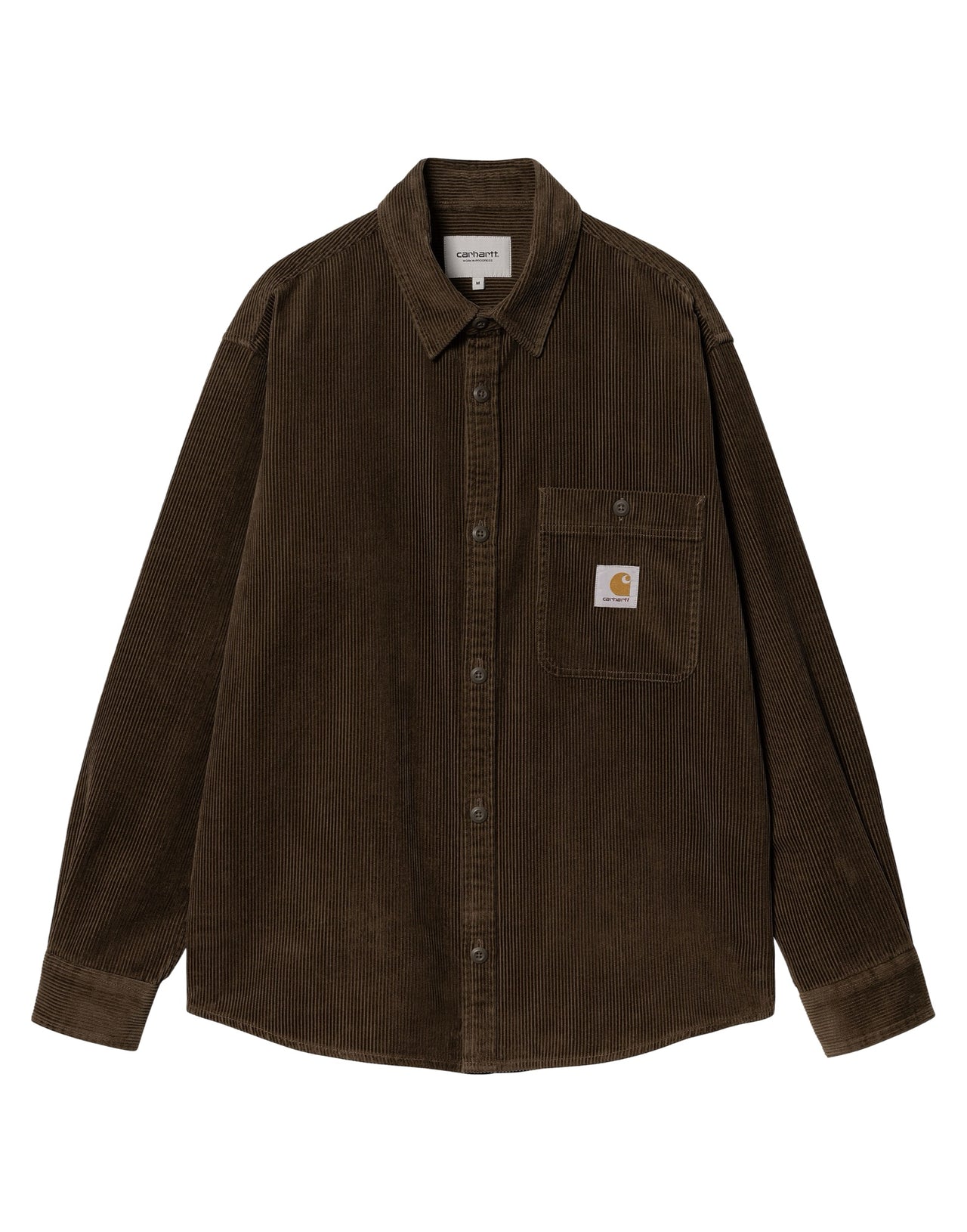 CARHARTT WIP CAMIGIACCA FLINT COTONE CORDUROY CIOCCOLATO