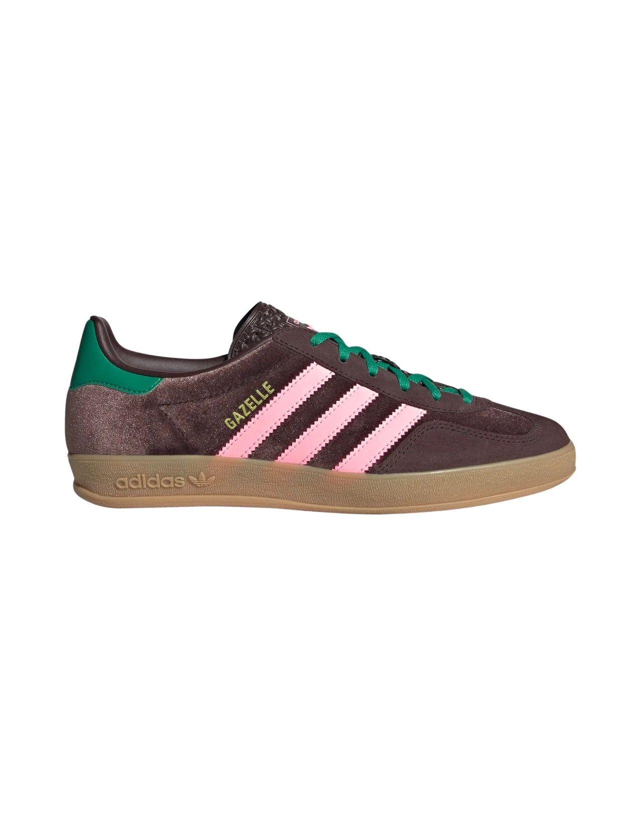 ADIDAS ORIGINALS GAZELLE INDOOR W DBROWN/GLOPNK/COUGRN