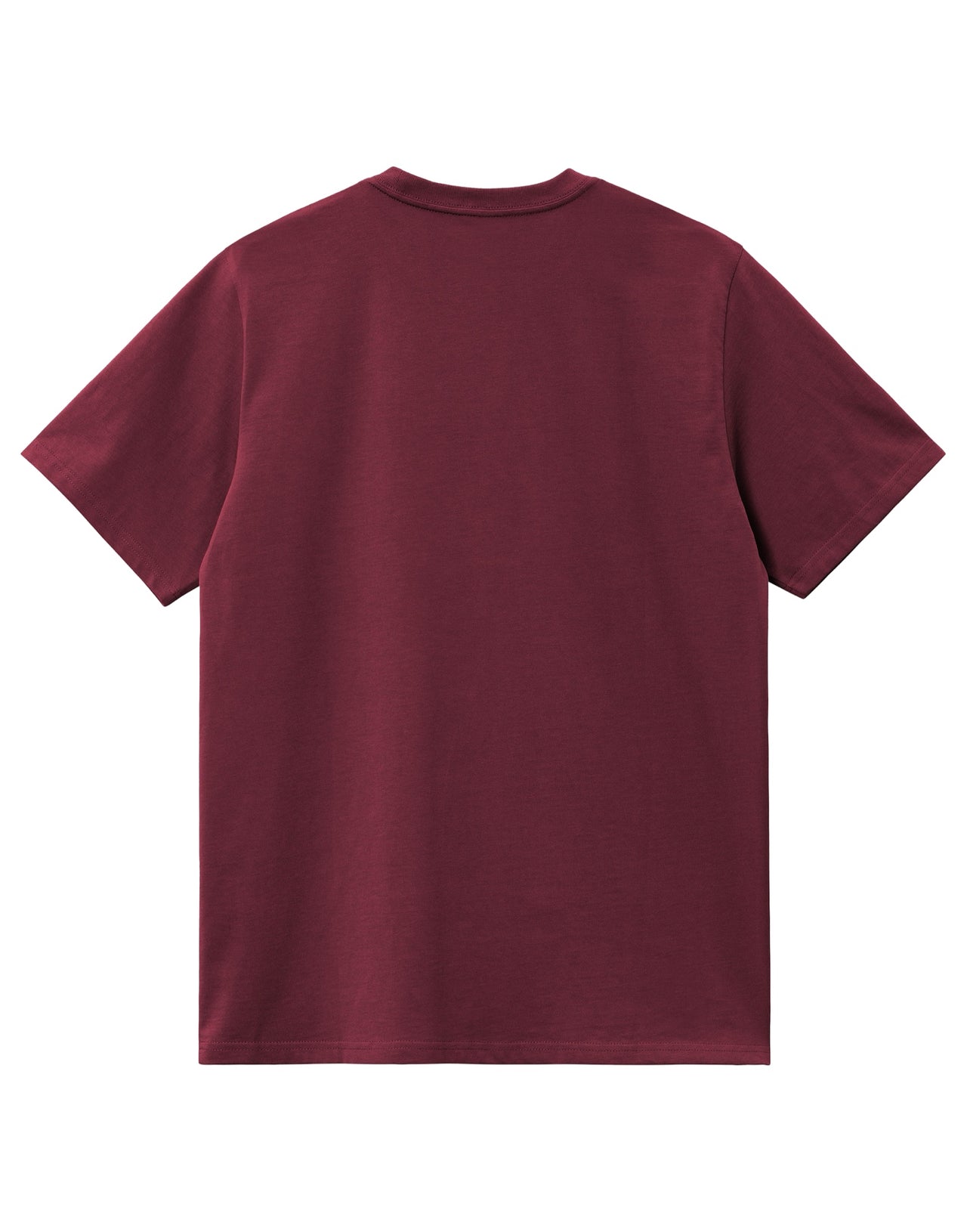 CARHARTT WIP T-SHIRT MM AMERICAN SCRIPT JERSEY BORDEAUX