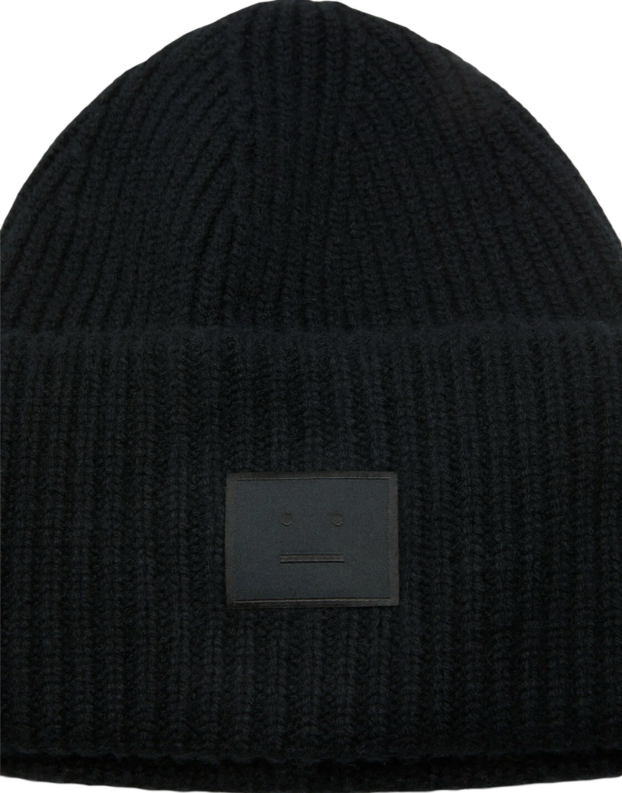 ACNE STUDIOS PANSY FACE YAK NERO