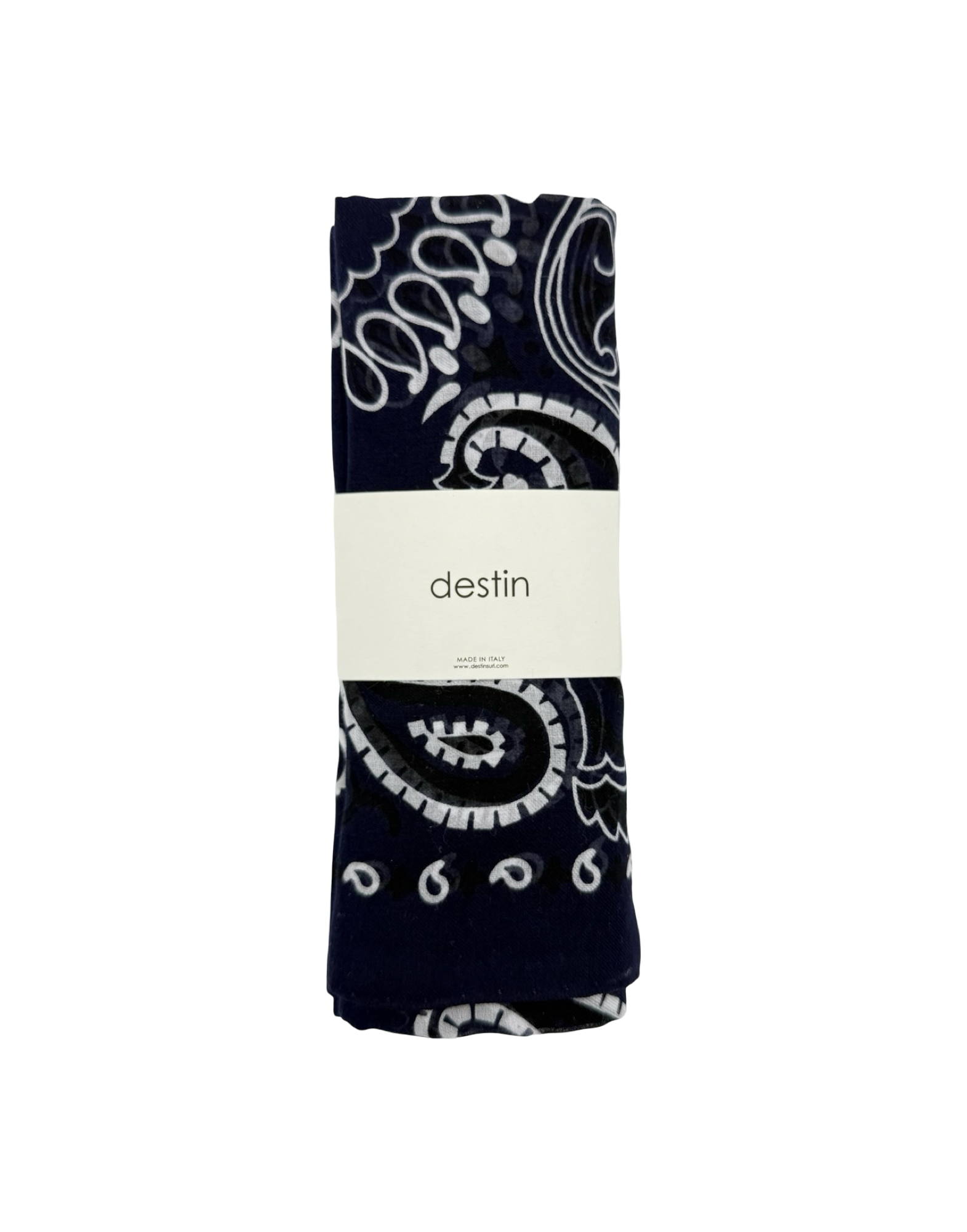 Bandana Anastasia Blu Oro in 100% Seta Bandana Anastasia Blu Oro in 100% Seta