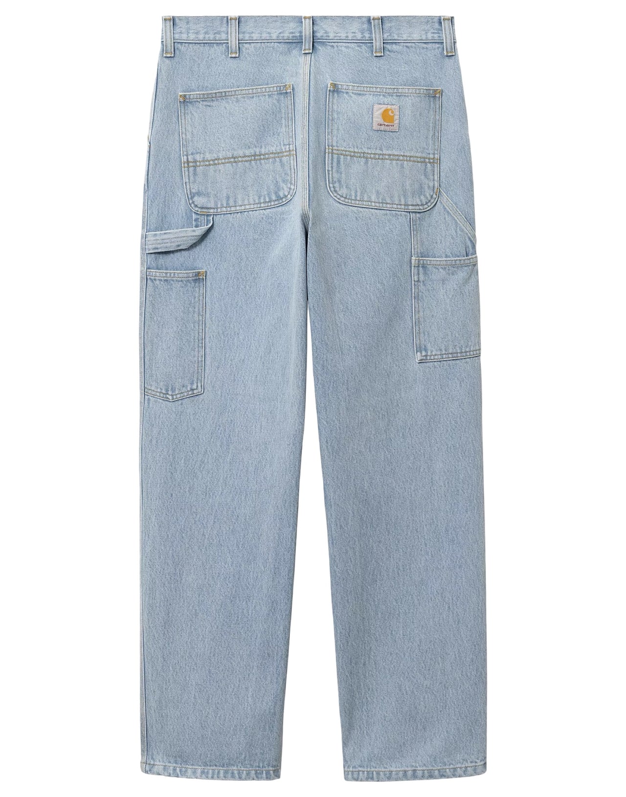 CARHARTT WIP DENIM SINGLE KNEE SMITH BLEACH