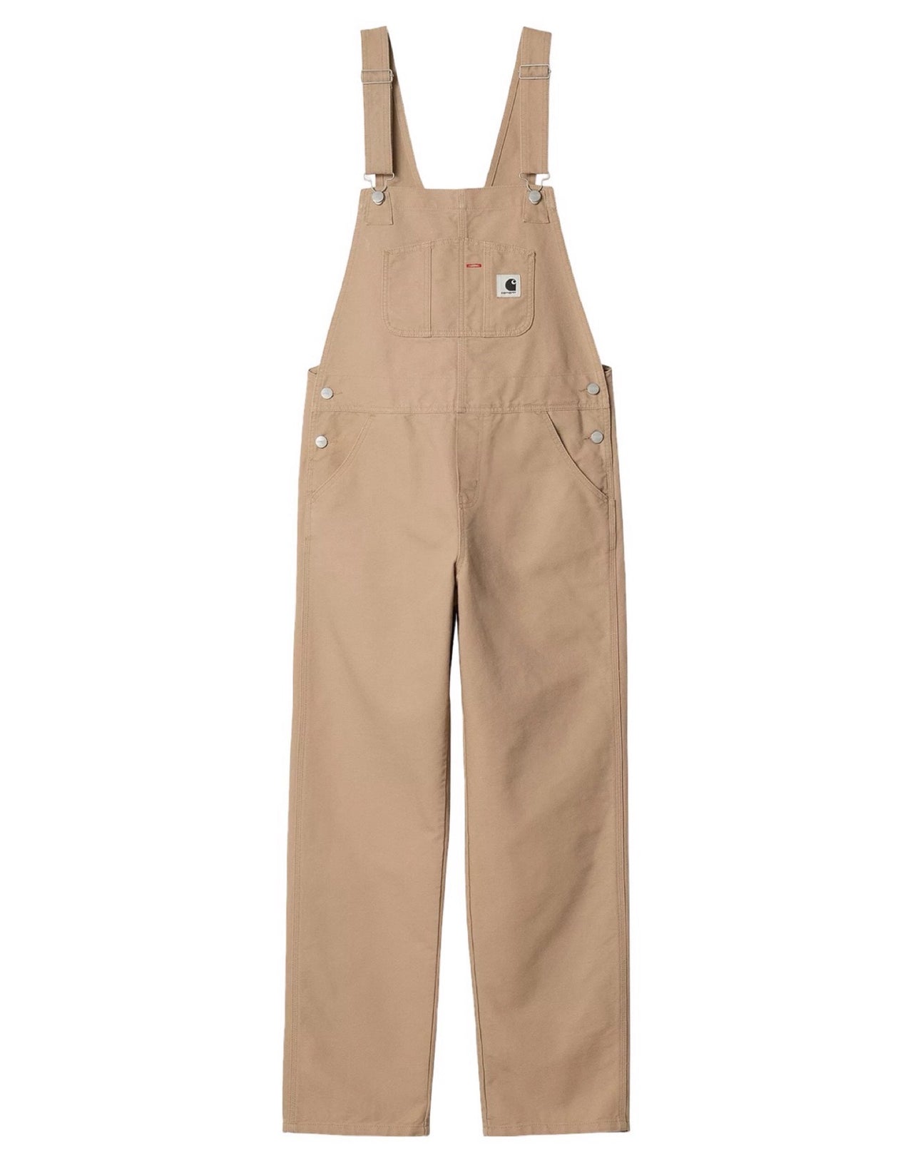 CARHARTT WIP SALOPETTE BIB OVERALL STRAIGHT CANVAS BEIGE