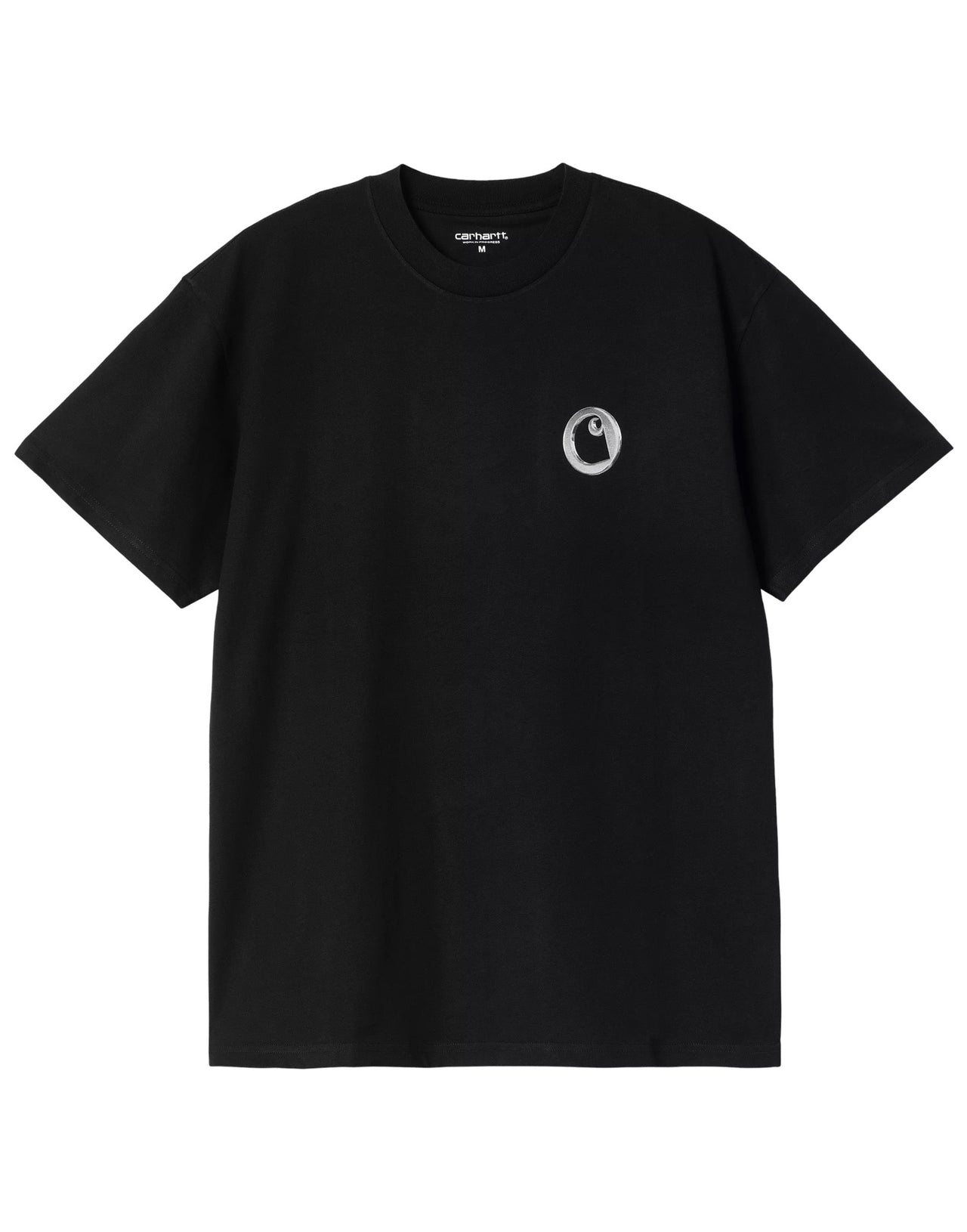 CARHARTT WIP T-SHIRT LINKED CHARMS JERSEY NERA