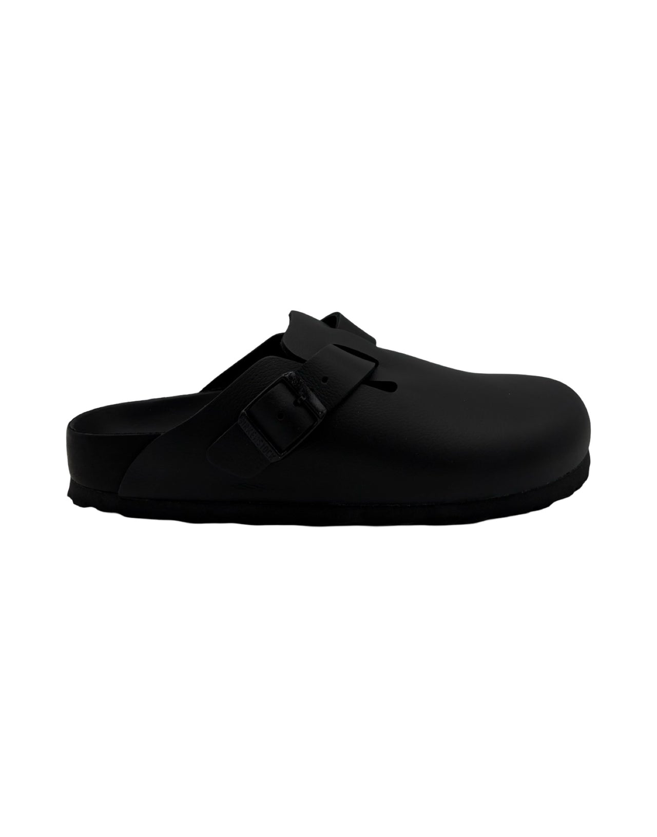 BIRKENSTOCK BOSTON EXQUISITE BLACK NATURAL LEA