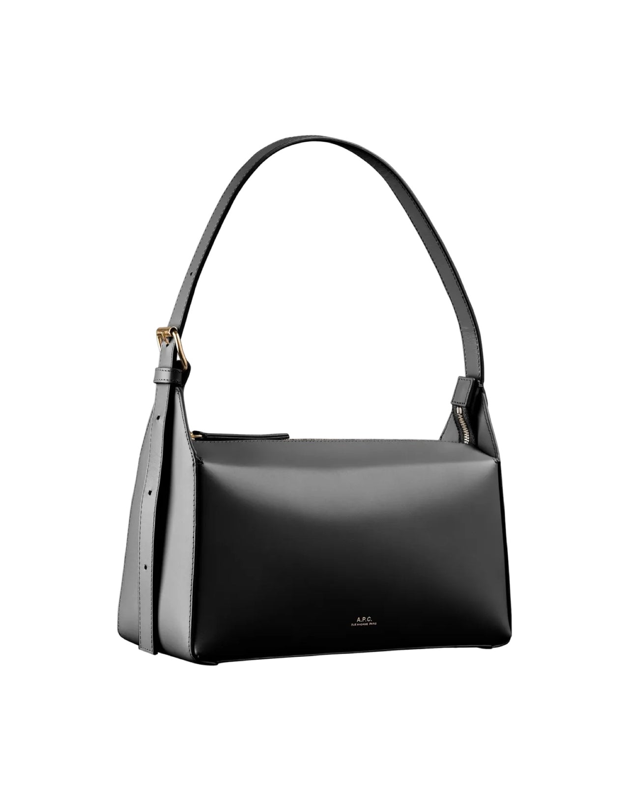 A.P.C. BORSA BAGUETTE VIRGINIE NERA