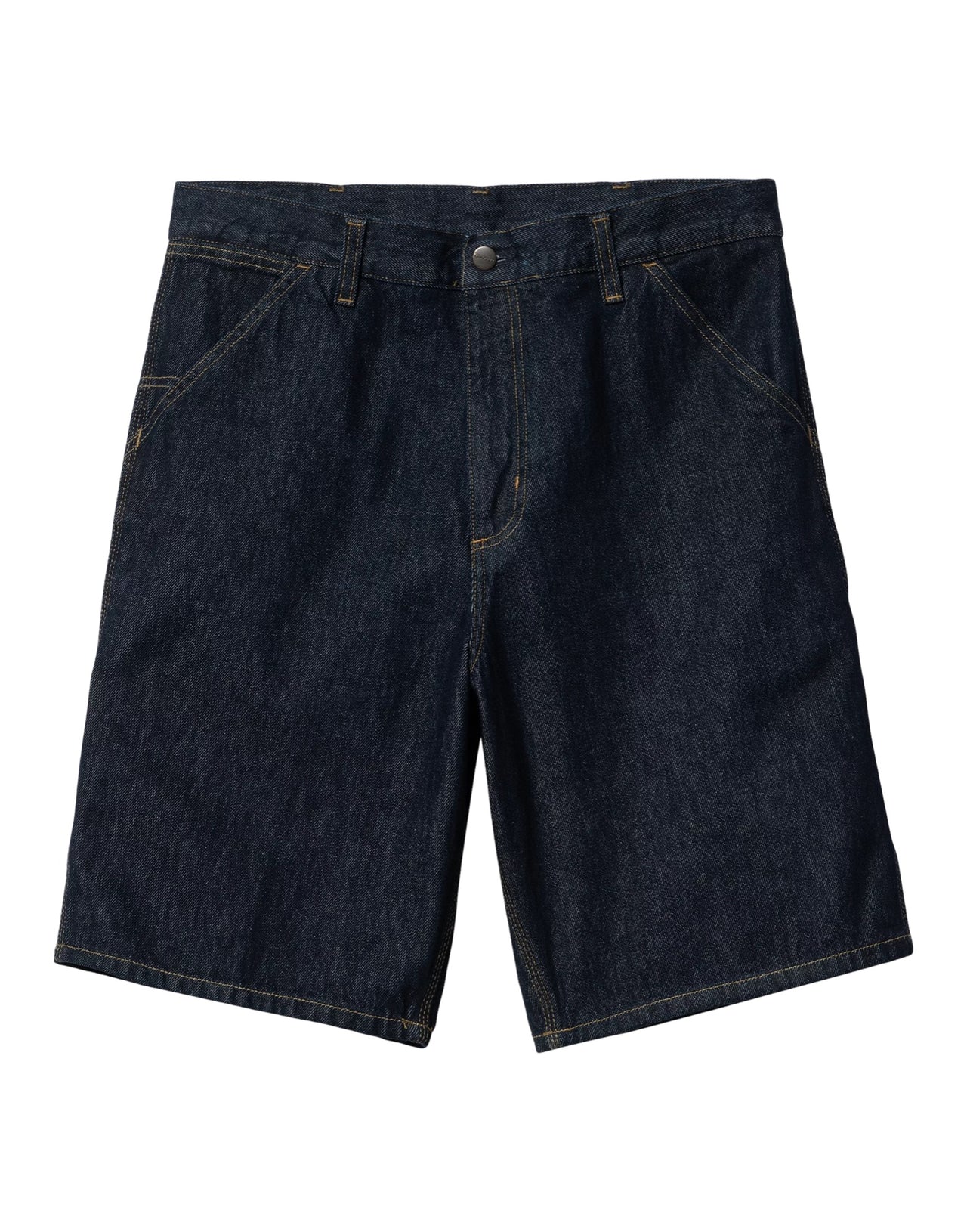 CARHARTT WIP SHORTS DENIM SINGLE KNEE SMITH BLU RINSED