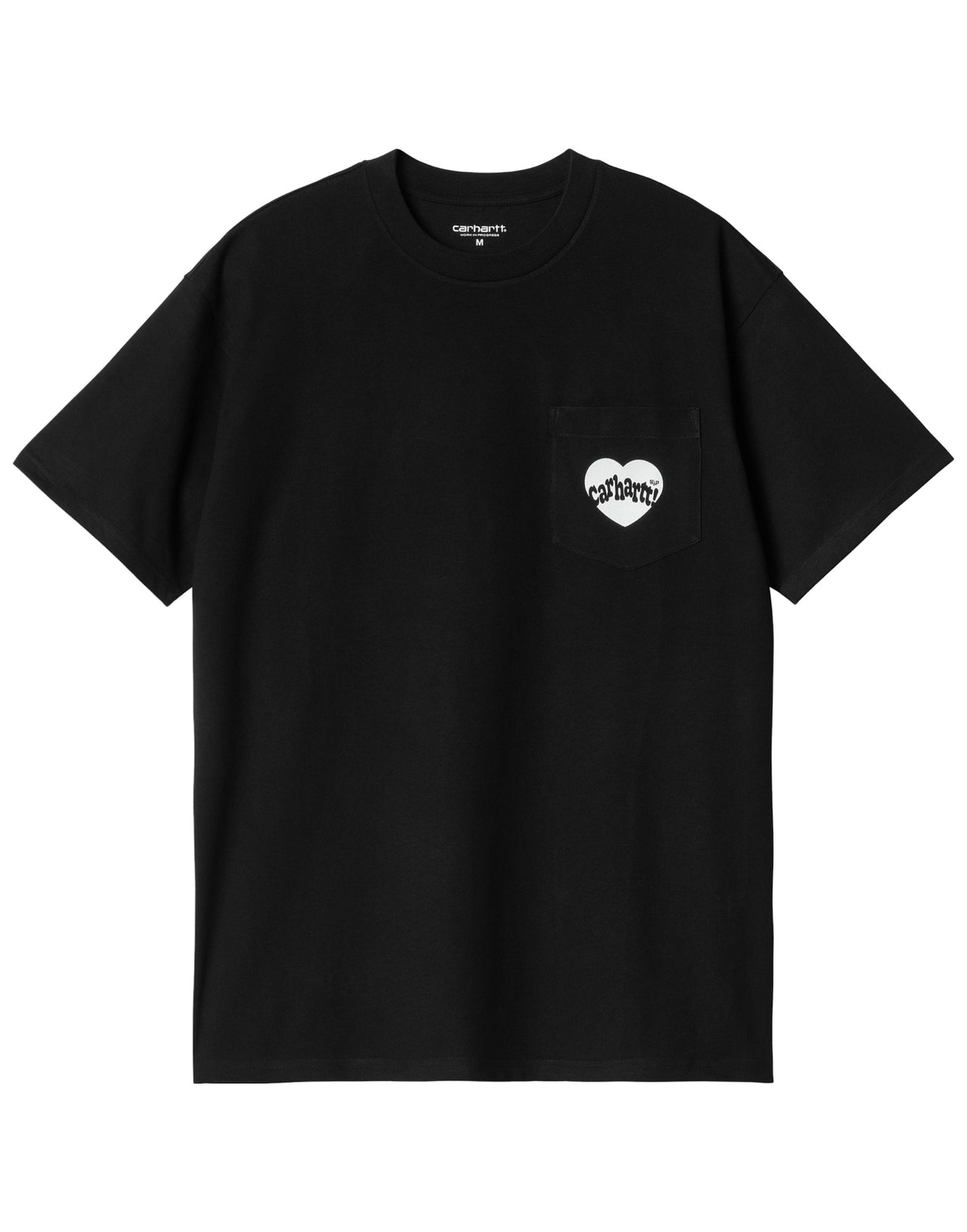 CARHARTT WIP T-SHIRT MM AMOUR POCKET NERA