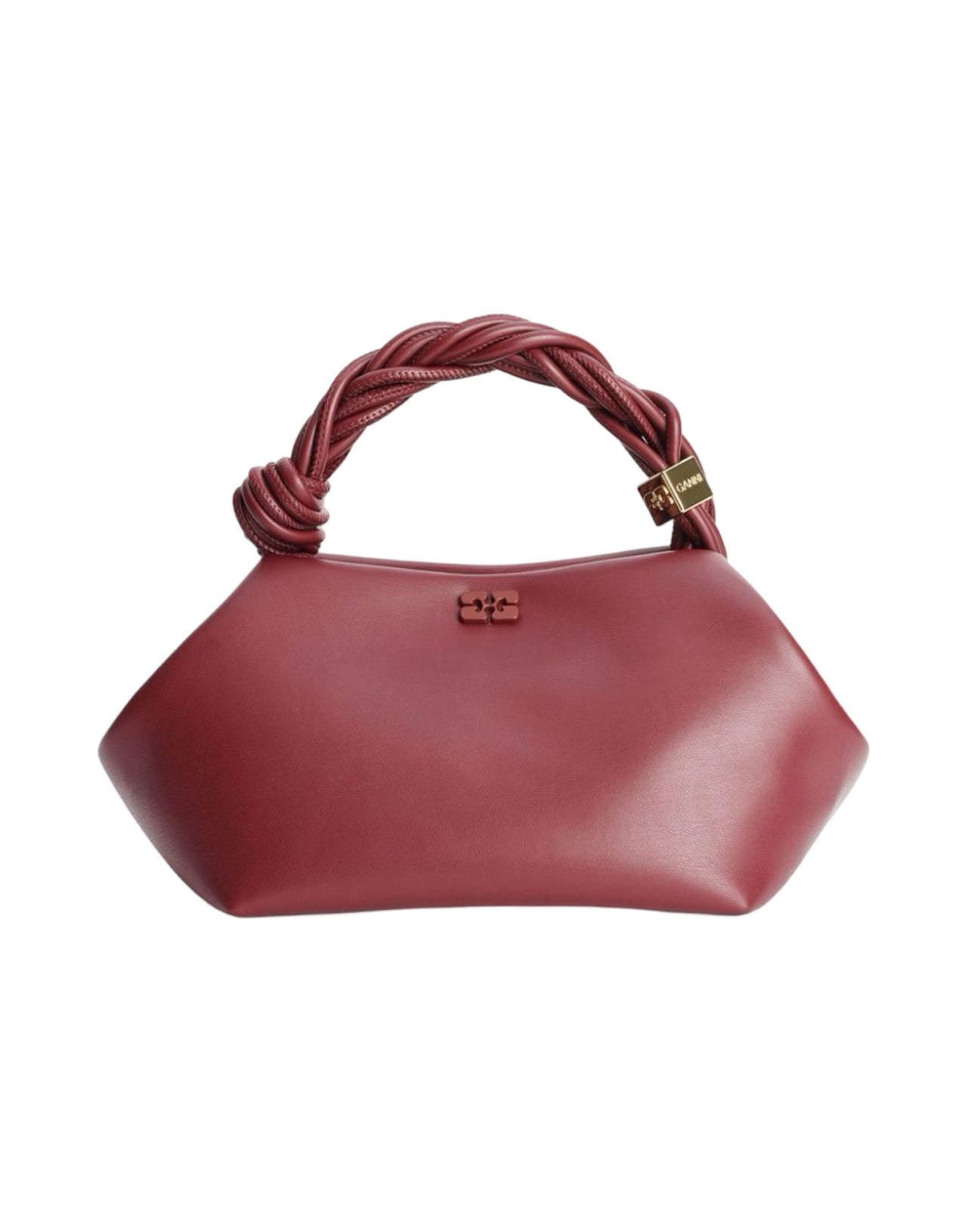 GANNI BOU BAG SPALLA BURGUNDY