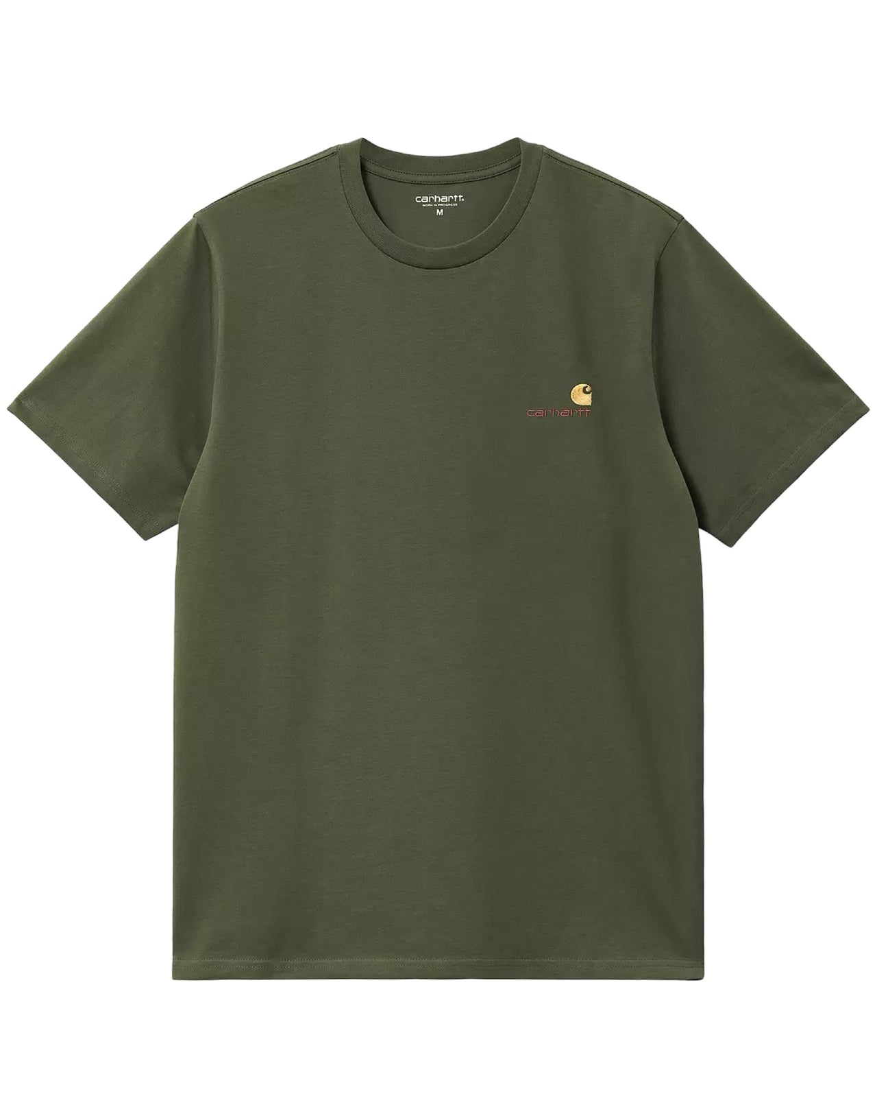 CARHARTT WIP T-SHIRT AMERICAN SCRIPT VERDE