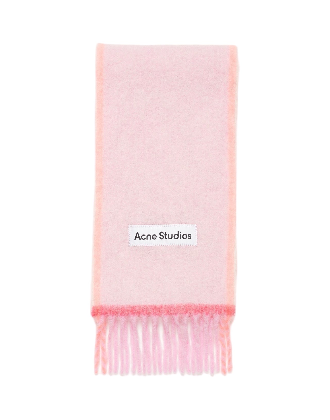 ACNE STUDIOS SCIARPA VALLY SOLID MOHAIR ROSA