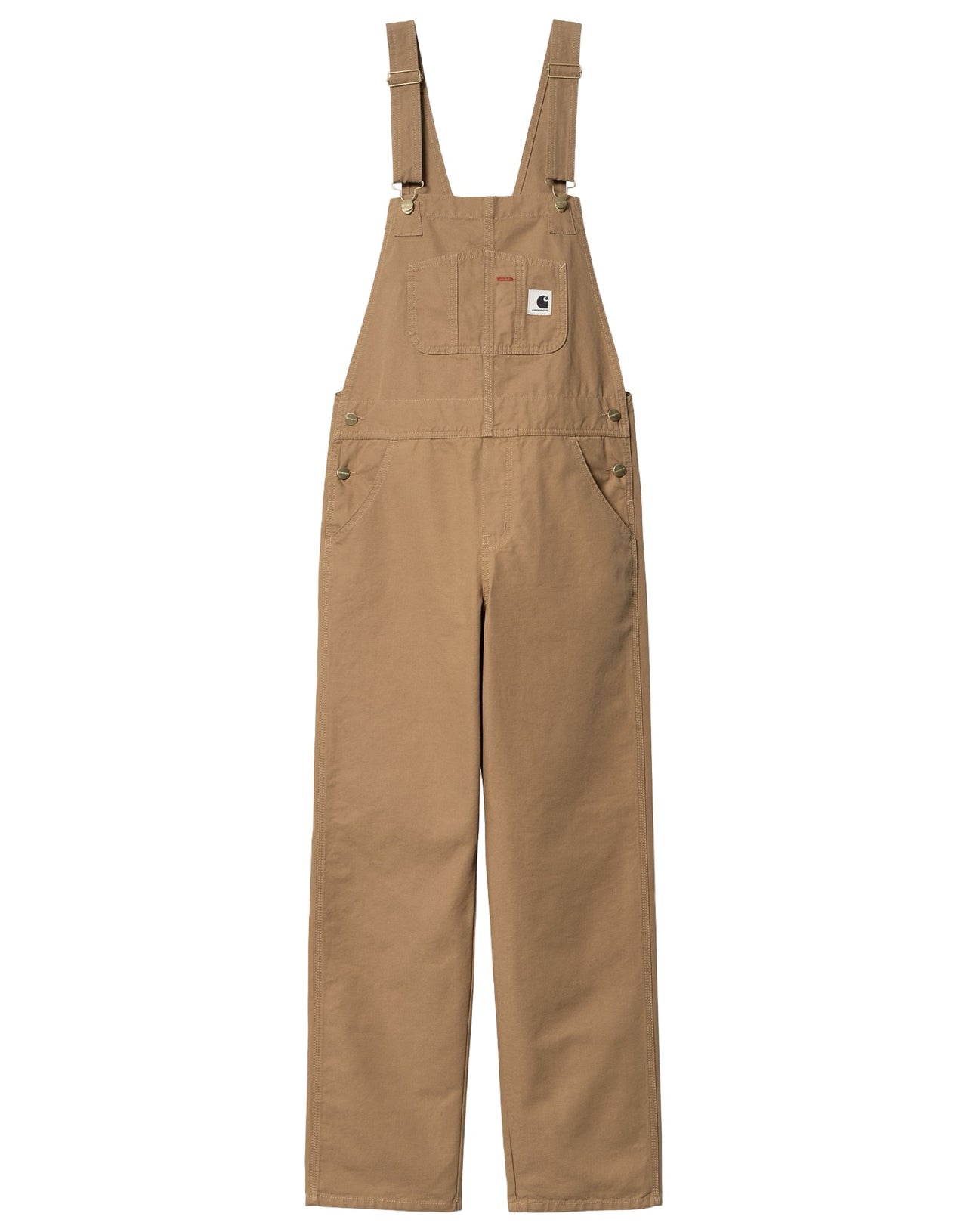 CARHARTT WIP SALOPETTE BIB OVERALL STRAIGHT RINSED PEANUT