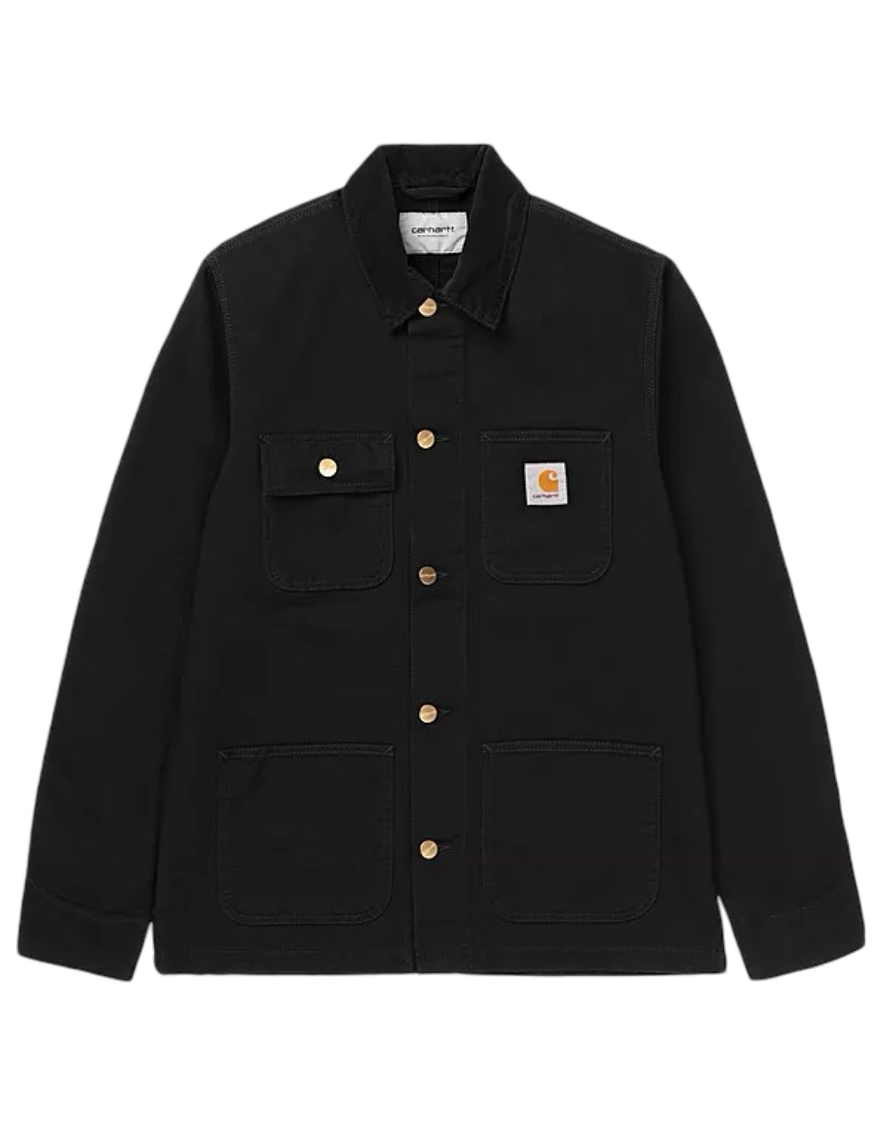 CARHARTT WIP GIACCA MIGHIGAN DEARBORN CANVAS NERA