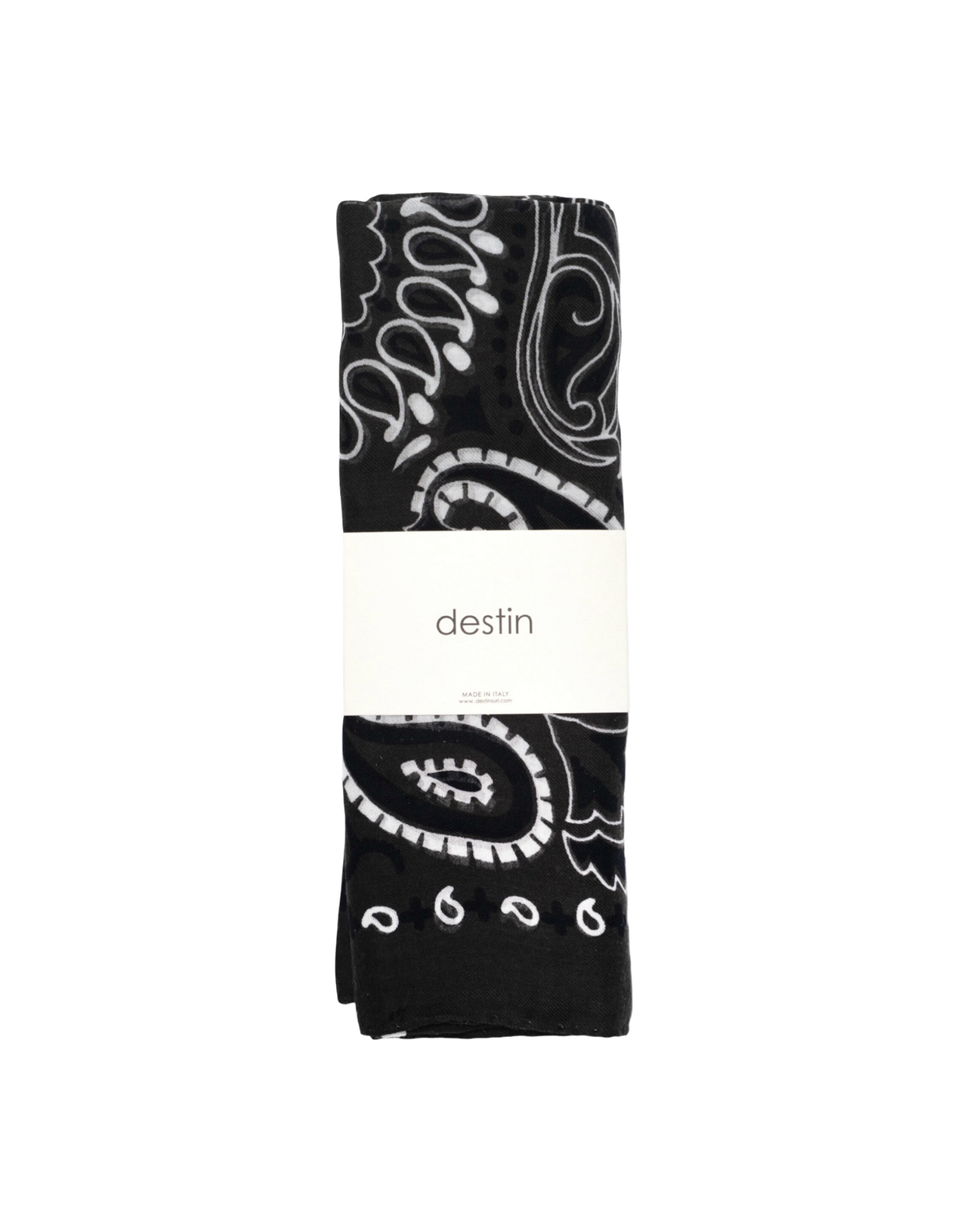 DESTIN BANDANA 120 X 120 CM COTONE MILITARE