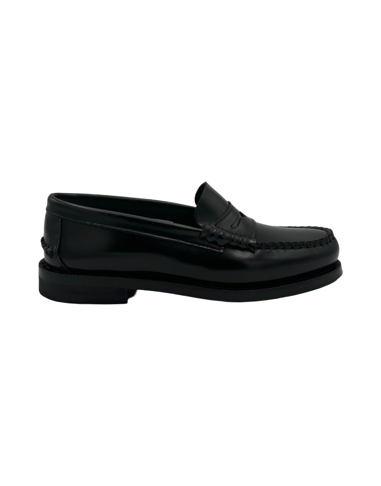 THE SHARP CORNER MOCASSINO OXFORD ABRASIVATO DONNA NERO