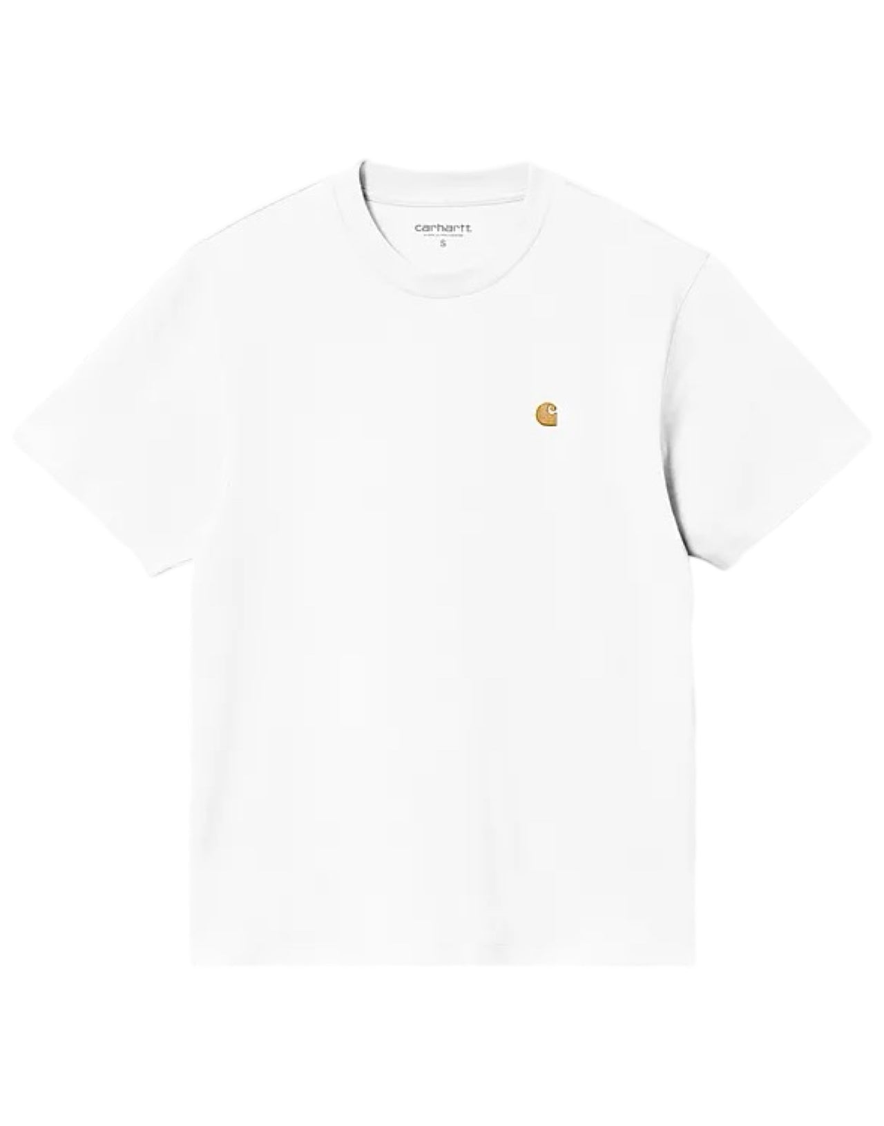 CARHARTT WIP T-SHIRT CHASE JERSEY BIANCA