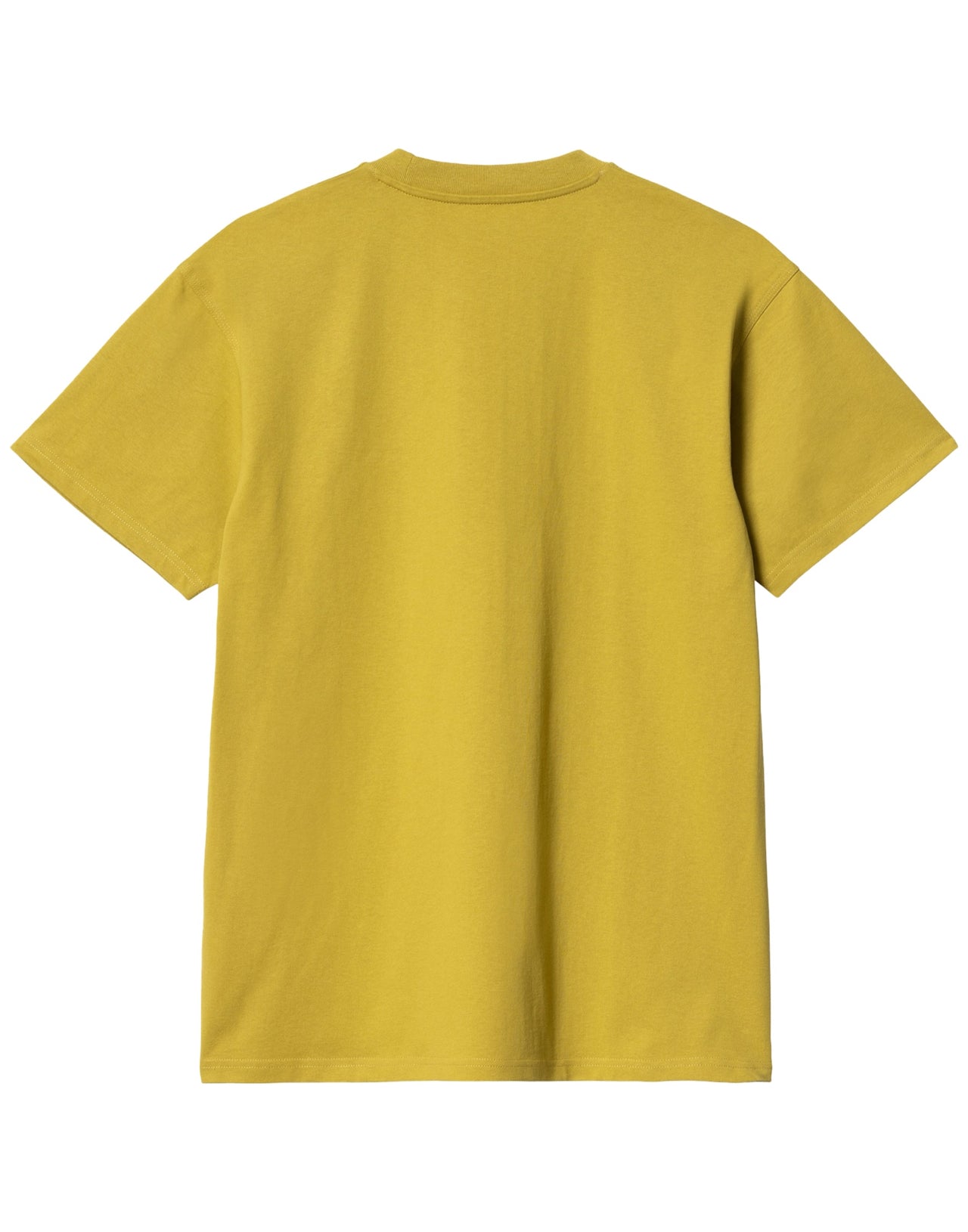 CARHARTT WIP T-SHIRT MM AMERICAN SCRIPT VERDE OLIVA