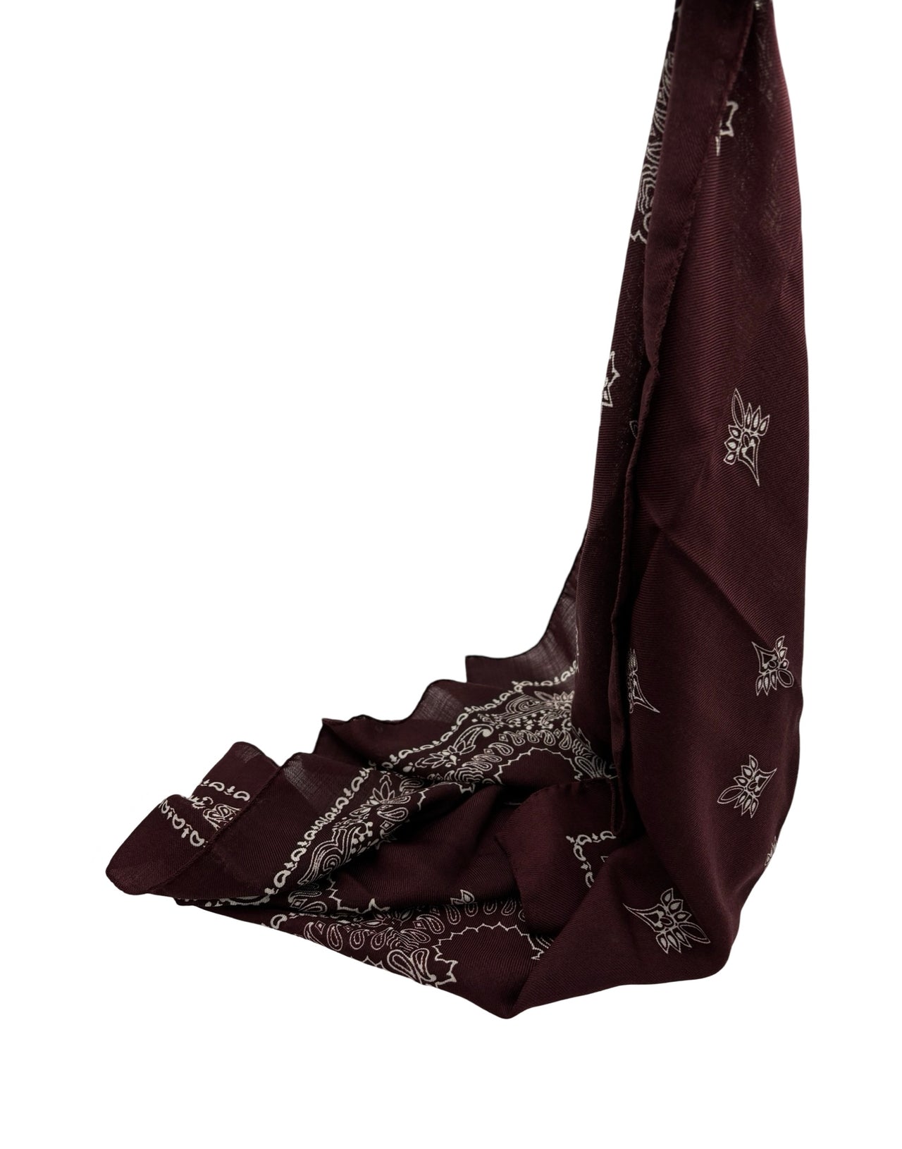 DESTIN BANDANA JUDY 90 X 90 LANA BORDEAUX