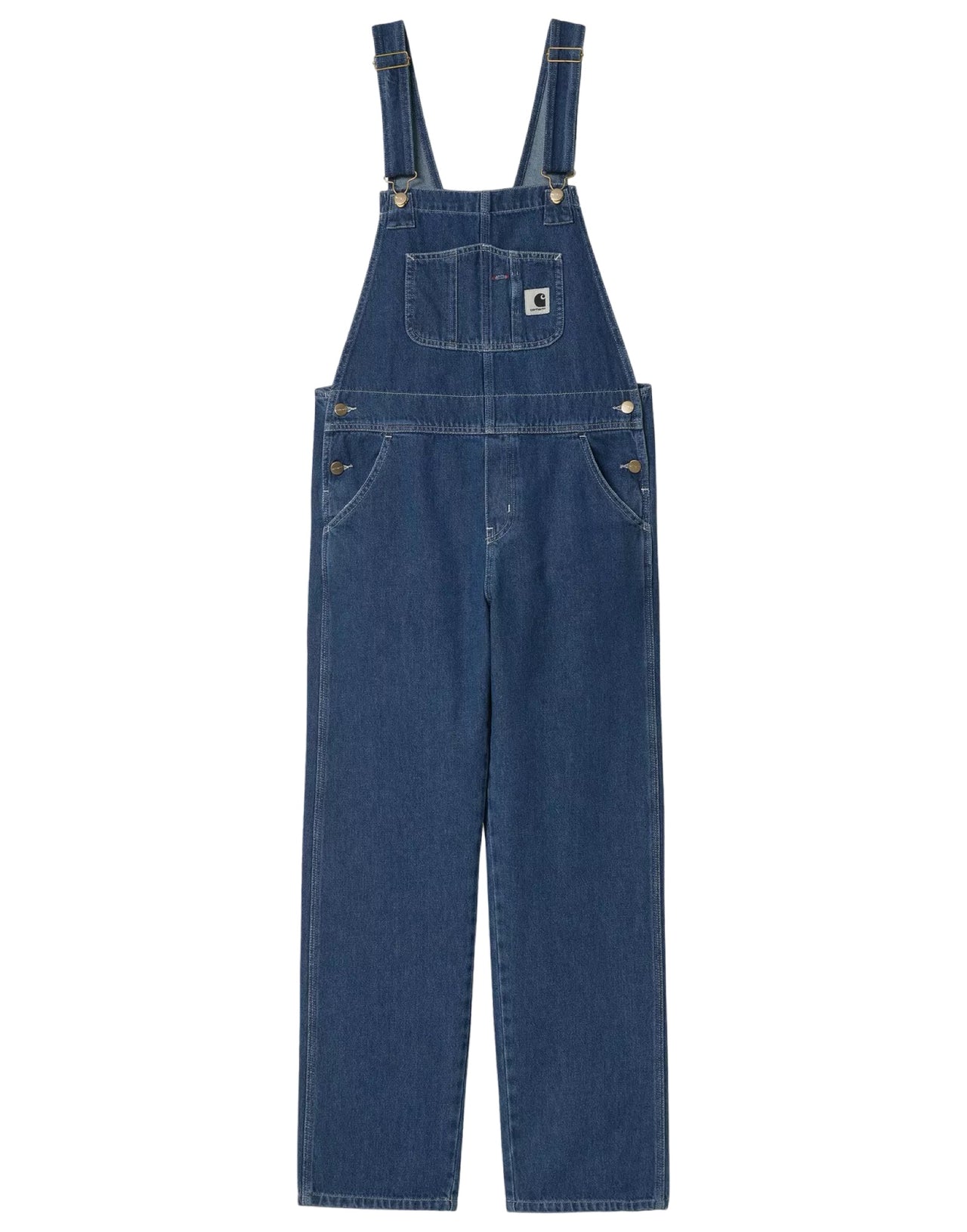 CARHARTT WIP SALOPETTE BIB OVERALL STRAIGHT STONE BLU