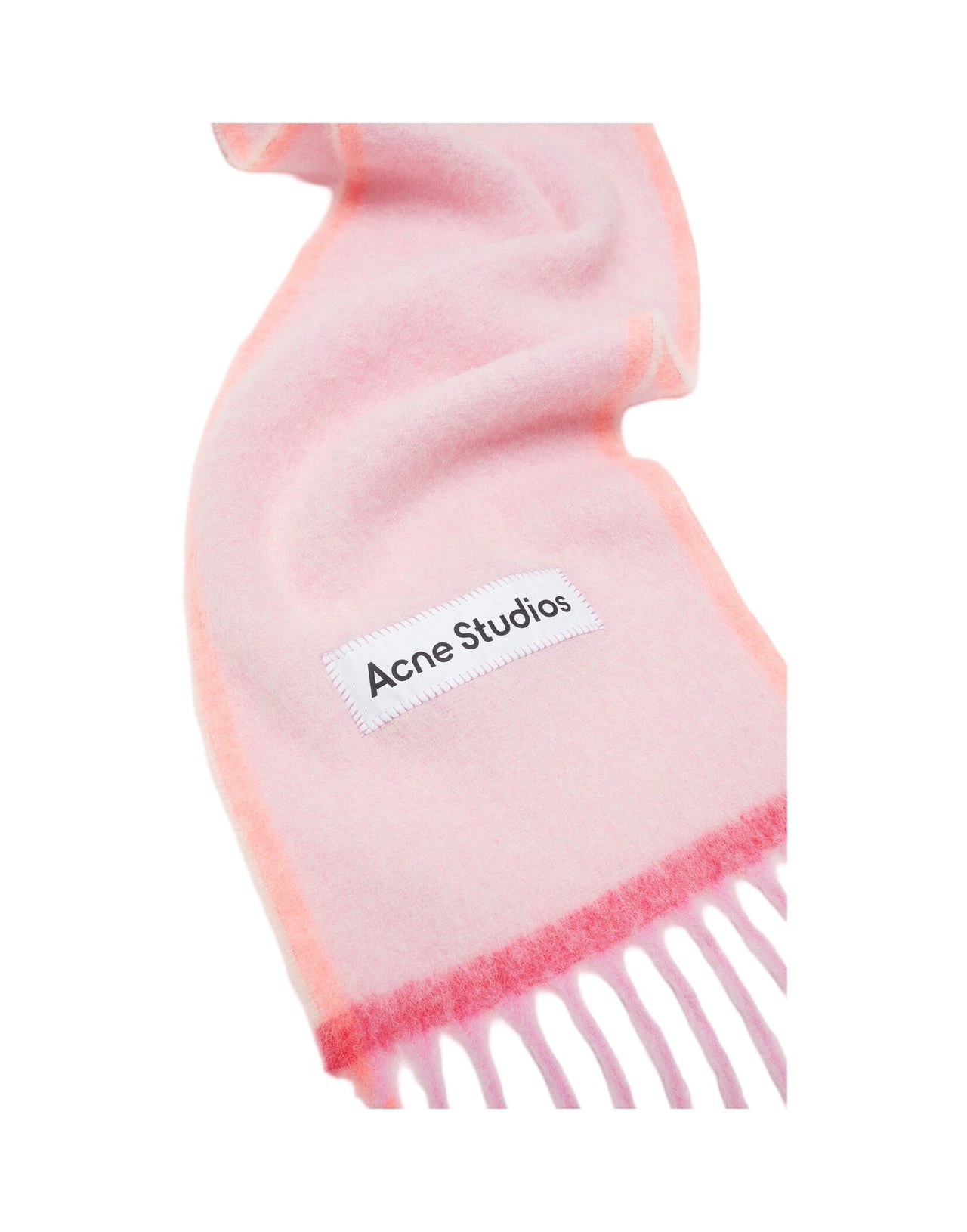 ACNE STUDIOS SCIARPA VALLY SOLID MOHAIR ROSA