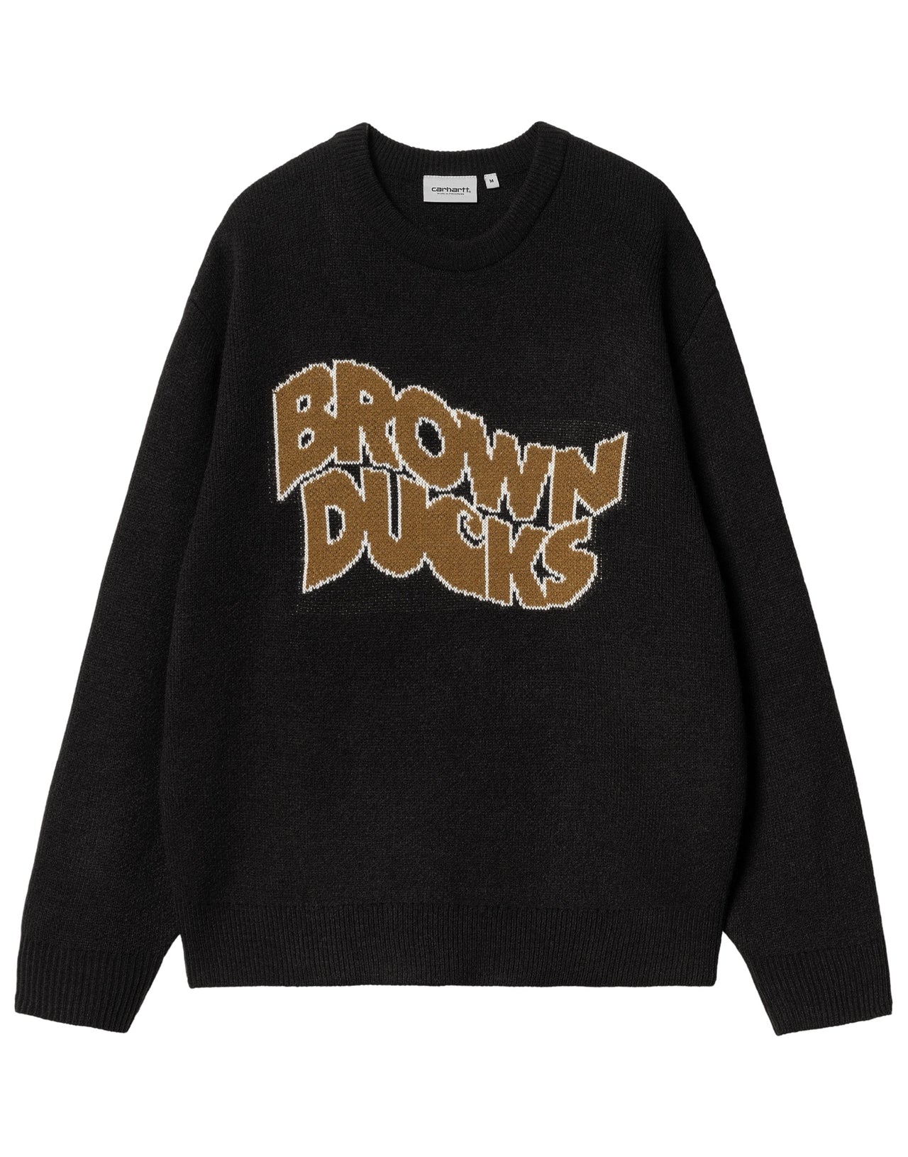 CARHARTT WIP MAGLIONE BROWN DUCKS NERO