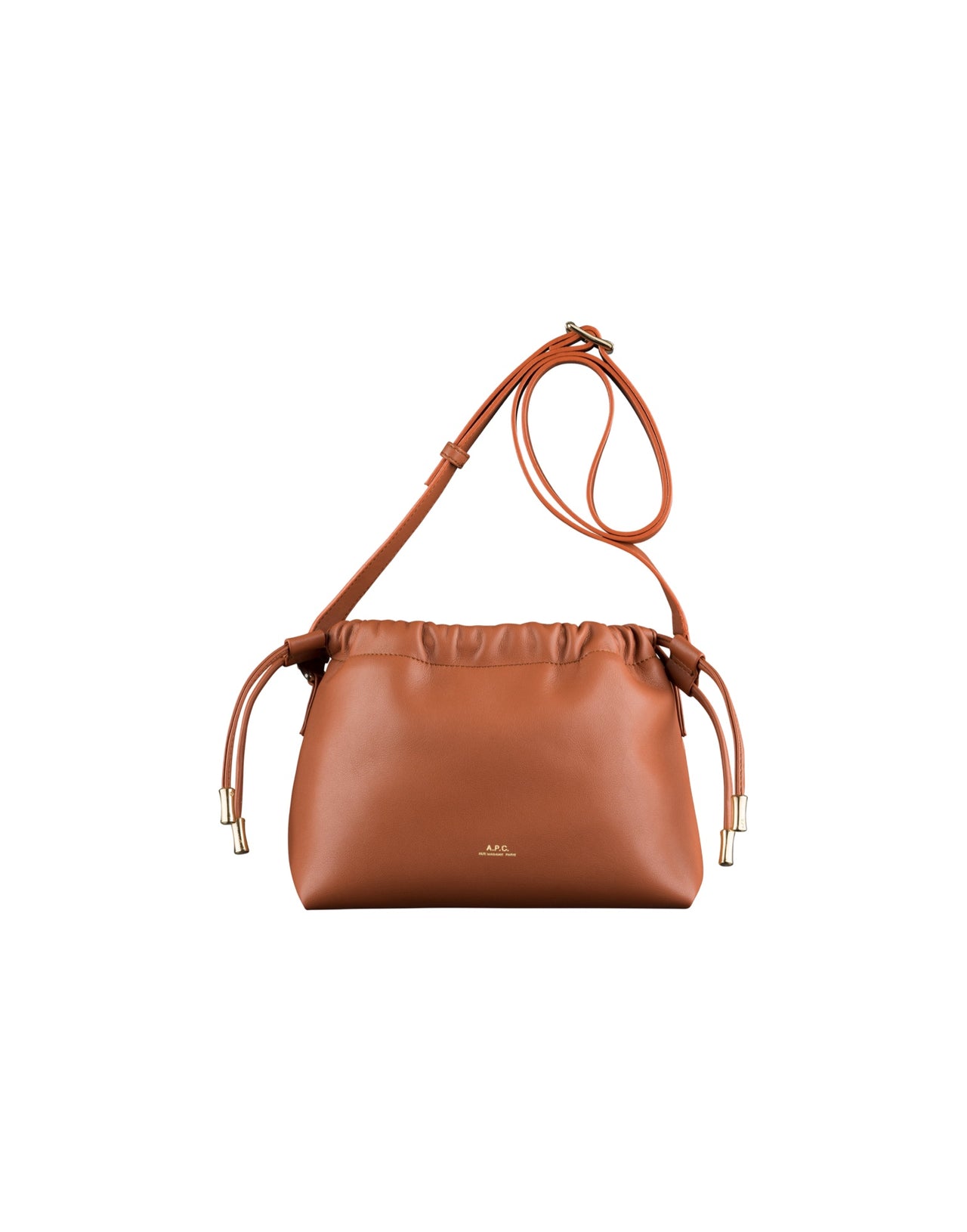 A.P.C. SAC NINON MINI NOCCIOLA