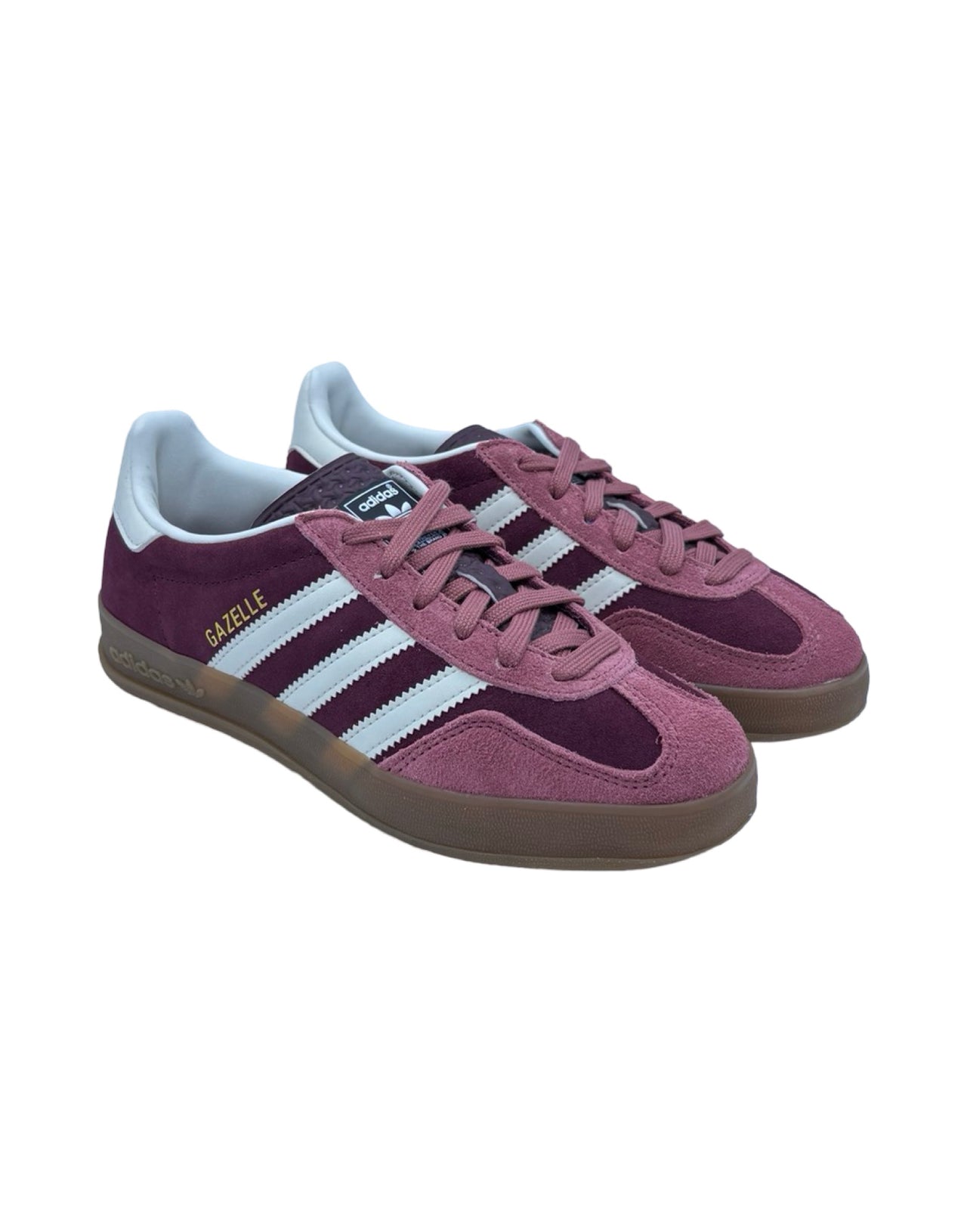 ADIDAS ORIGINALS GAZELLE INDOOR MAROON/FTWWHT M