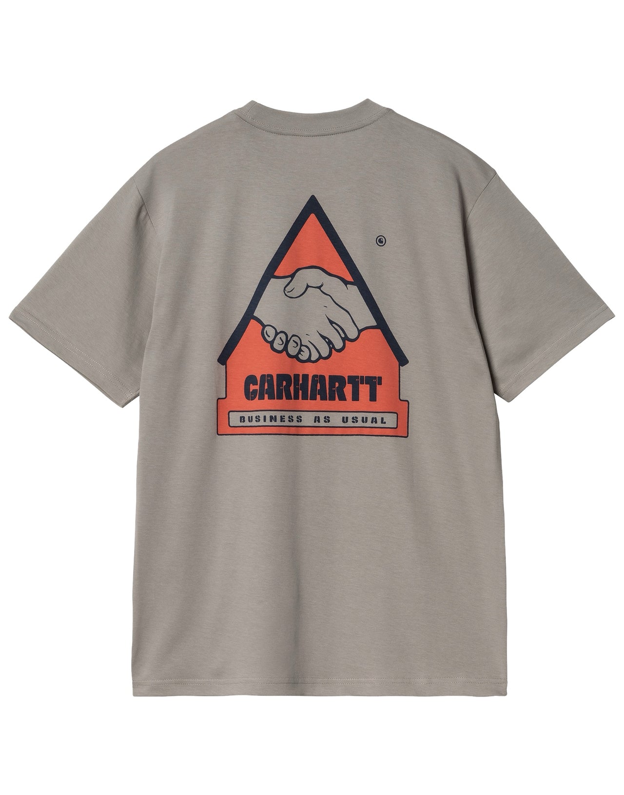 CARHARTT WIP T-SHIRT MM TRADE GRIGIA