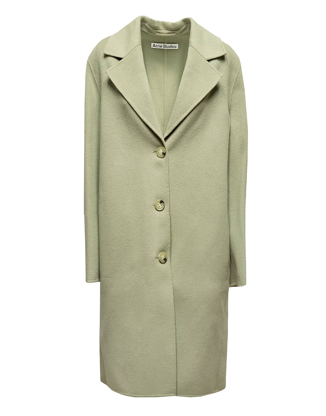 ACNE STUDIOS Cappotto Lana Double Verde