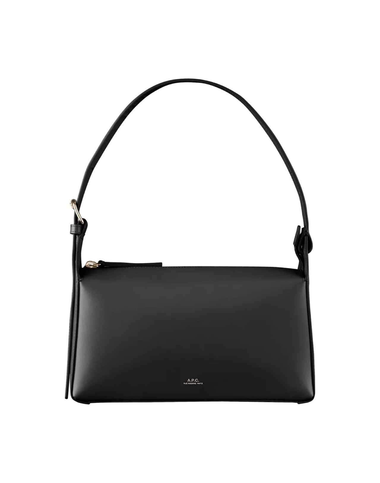 A.P.C. BORSA BAGUETTE VIRGINIE NERA