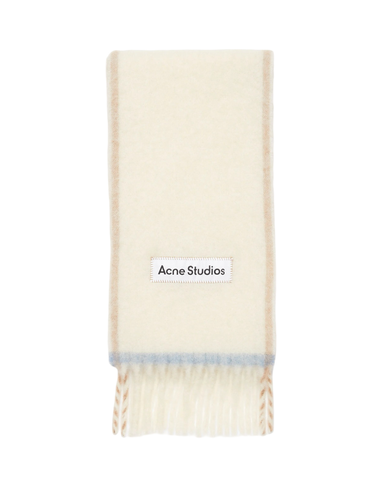 ACNE STUDIOS SCIARPA VALLY SOLID BIANCA
