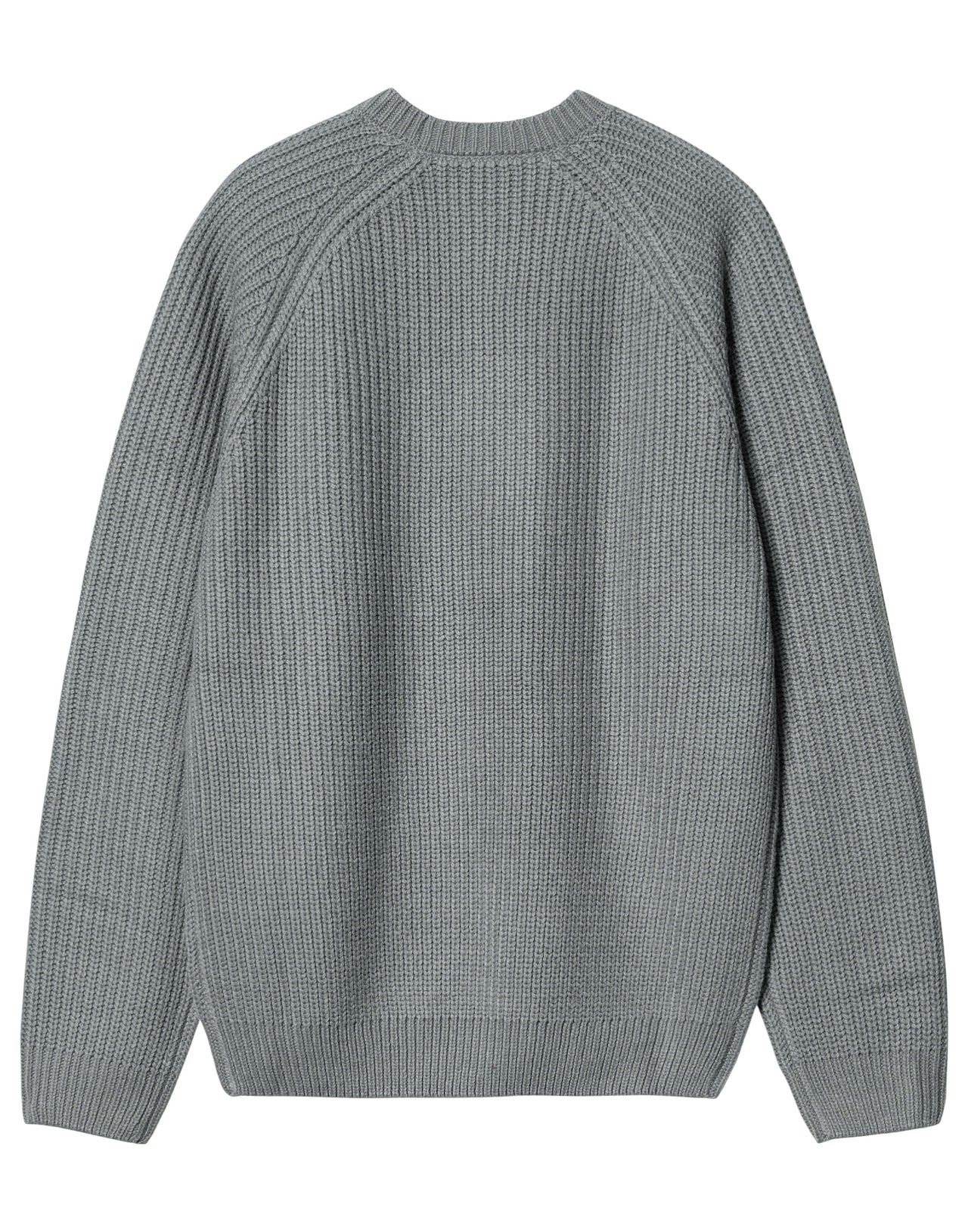 CARHARTT WIP MAGLIONE FORTH GIROCOLLO LANA GRIGIO