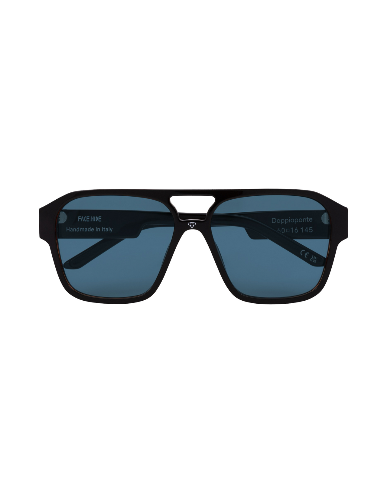 FACE HIDE DOPPIOPONTE BLACK/BLUE