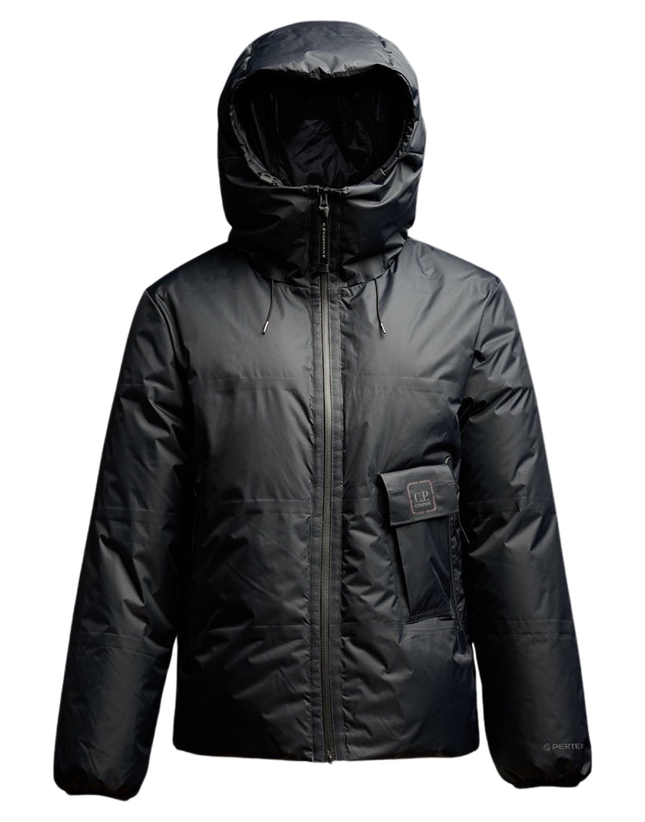 C.P. COMPANY Piumino cappuccio nero