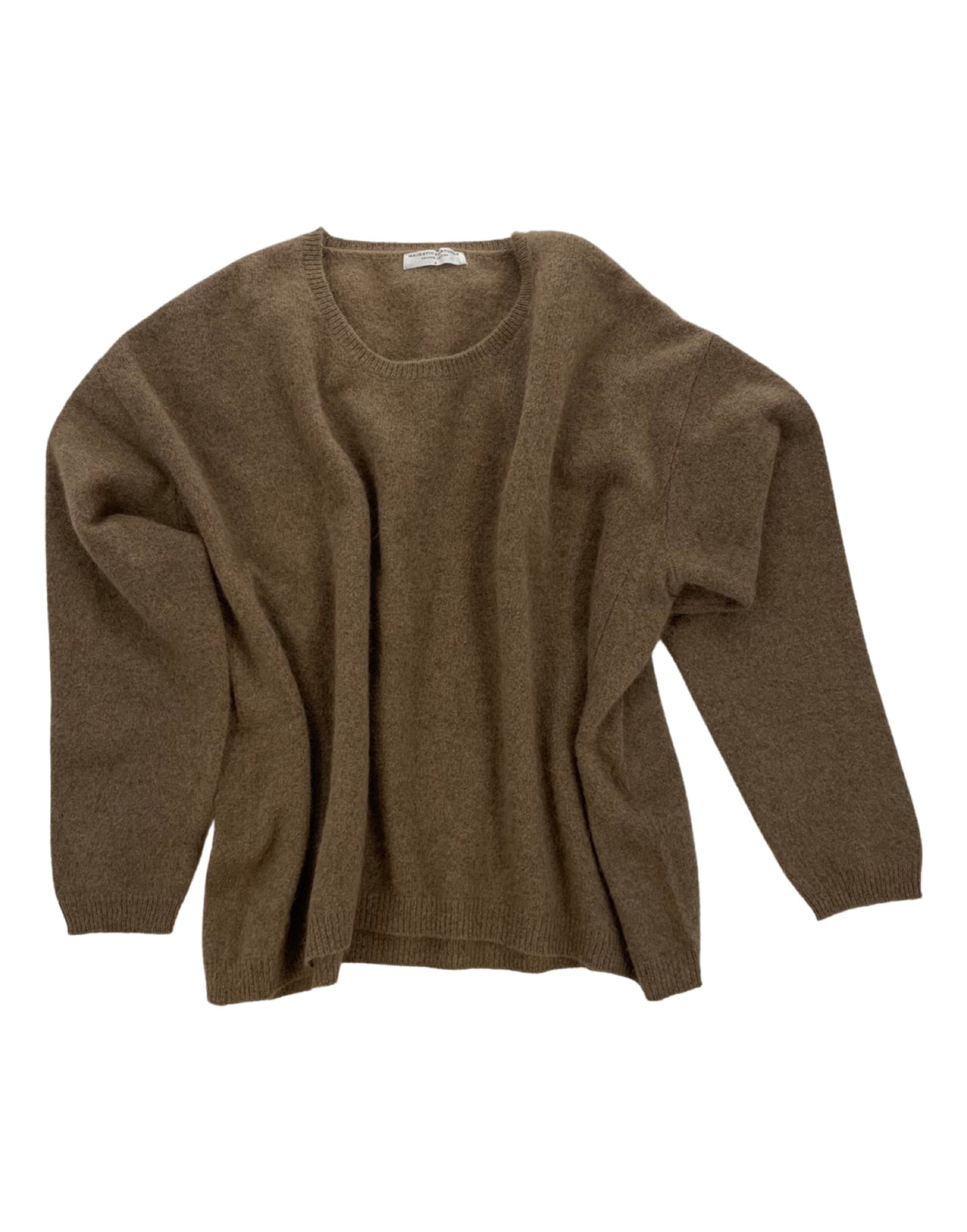 MAJESTIC MAGLIONE GIROCOLLO CAMMELLO
