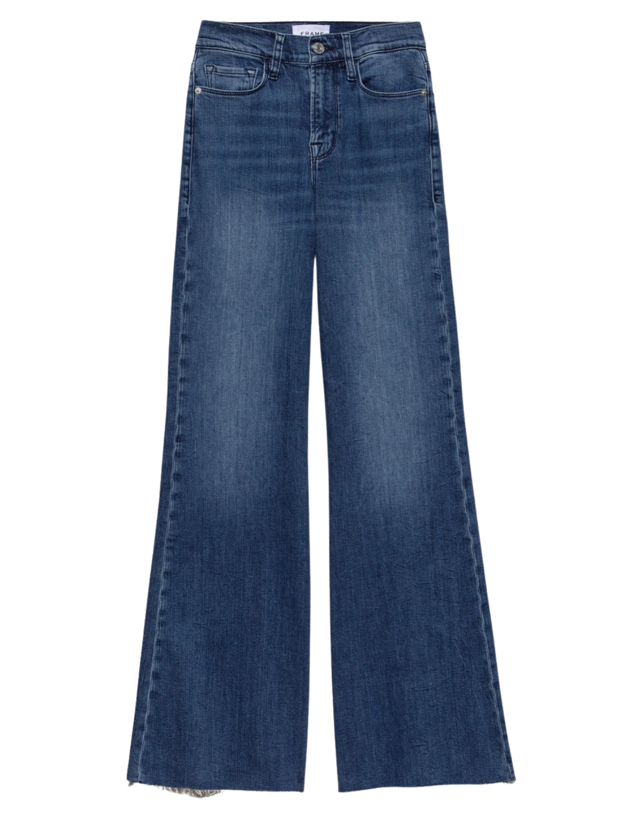 FRAME L.A. USA DENIM LE SLIM PALAZZO RAW AFTER BLU