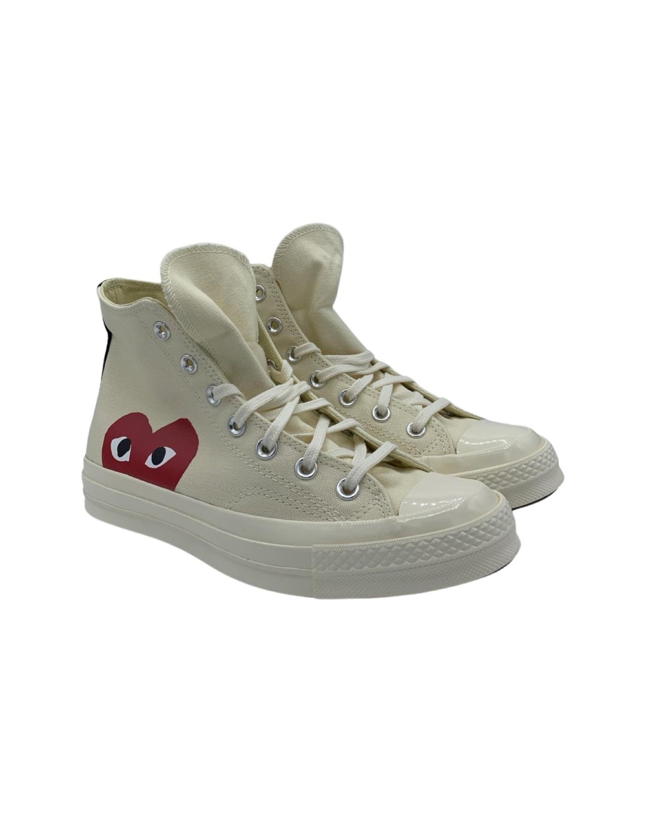 CDG Play Converse Alta Off White