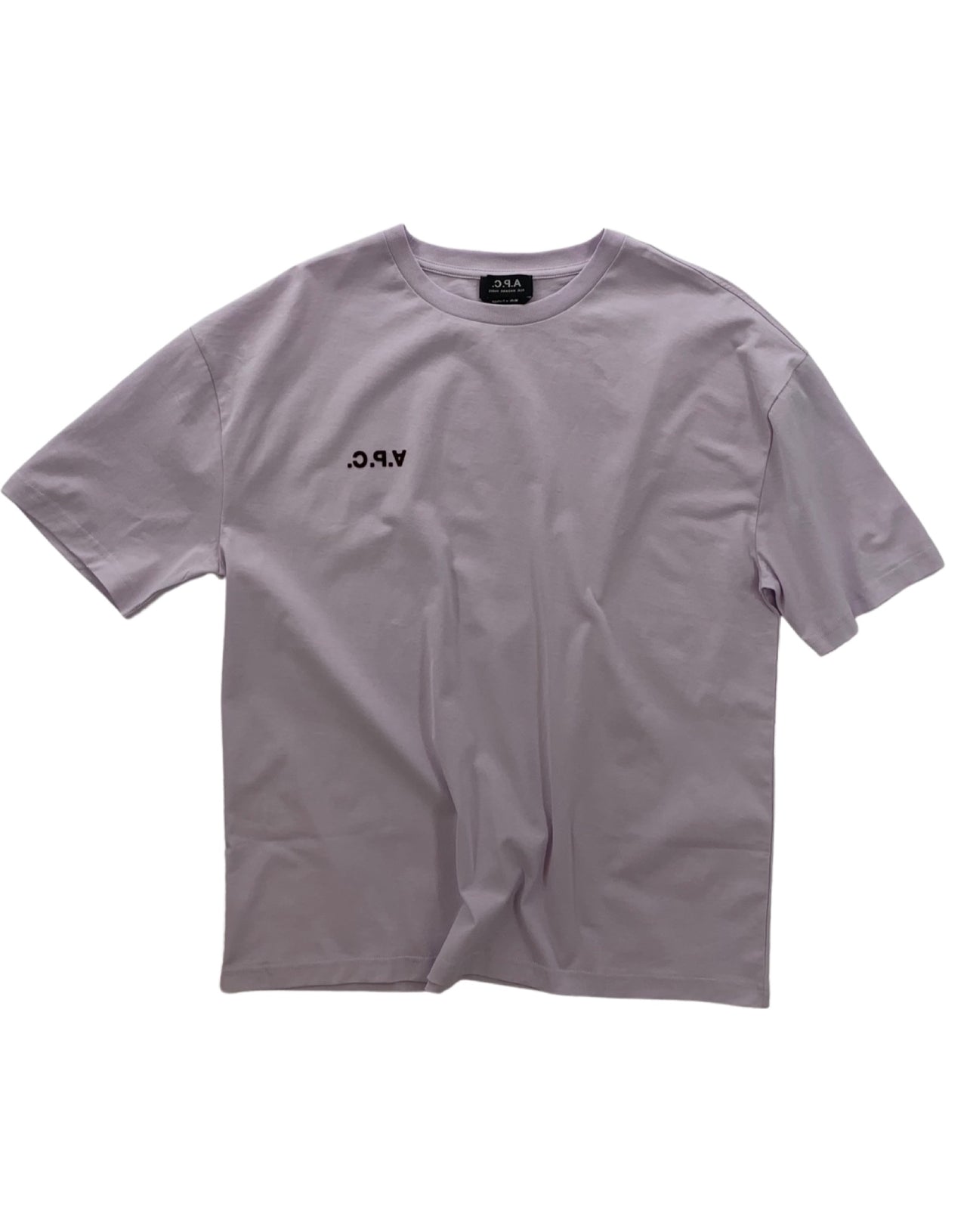 A.P.C. T-SHIRT LOGO LILLA