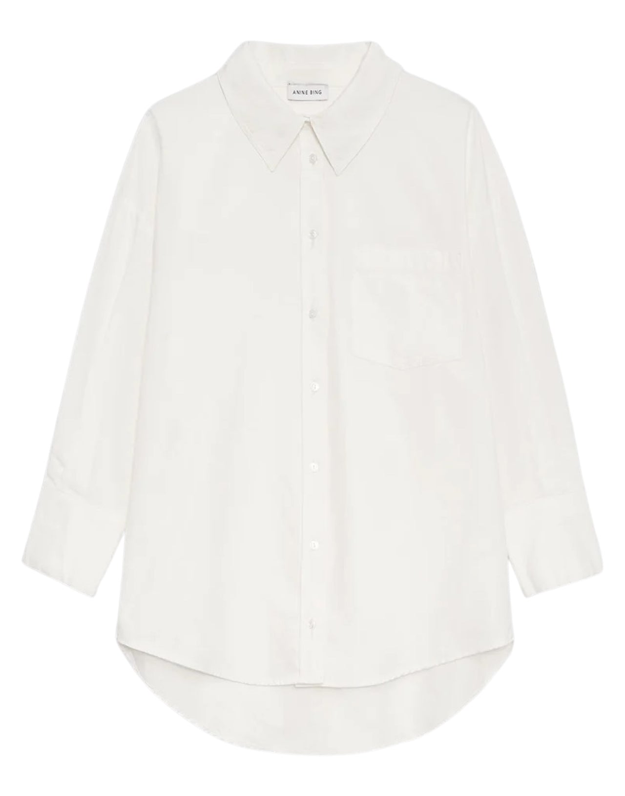 ANINE BING L.A. MIKA SHIRT IN WHITE