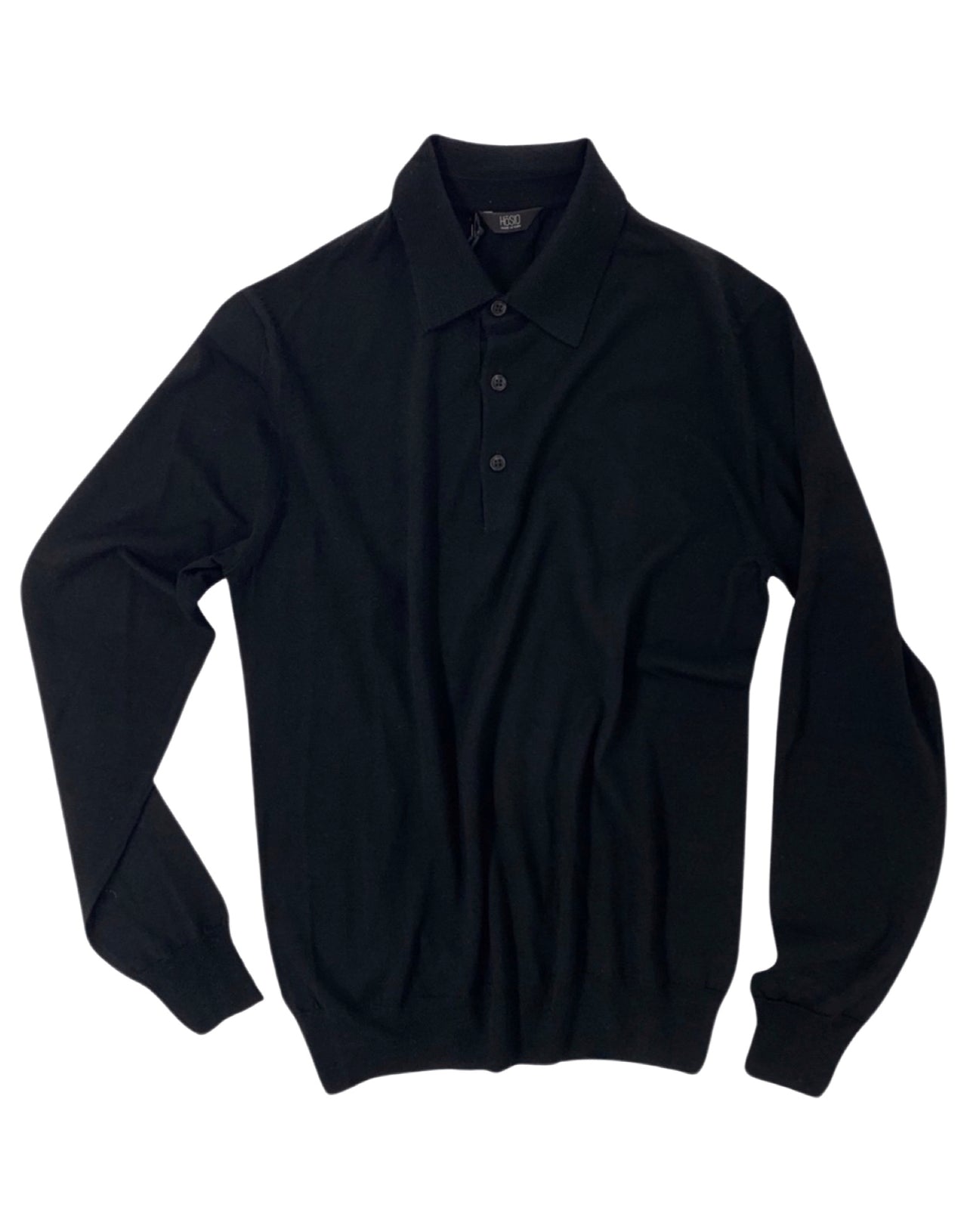HOSIO POLO LANA MERINOS F.16 NERO