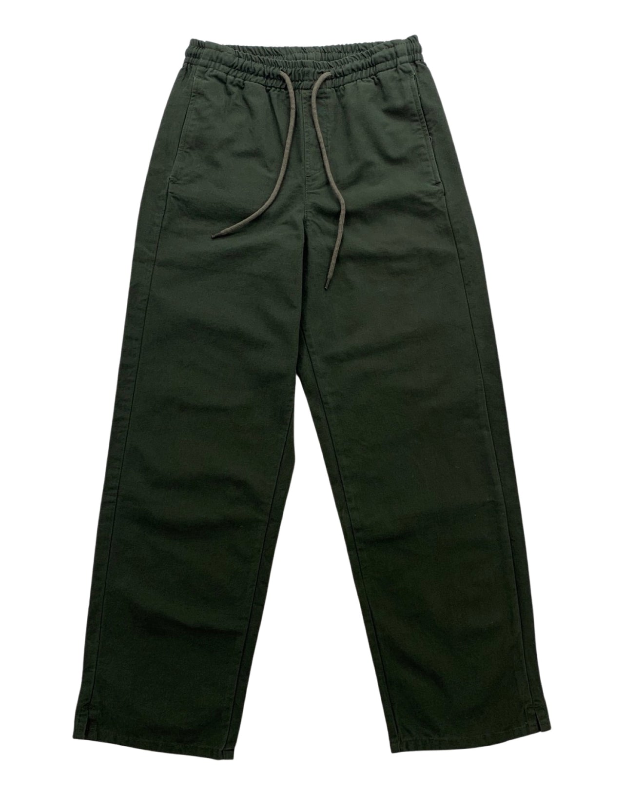 A.P.C. Pantalone straight cotone verde