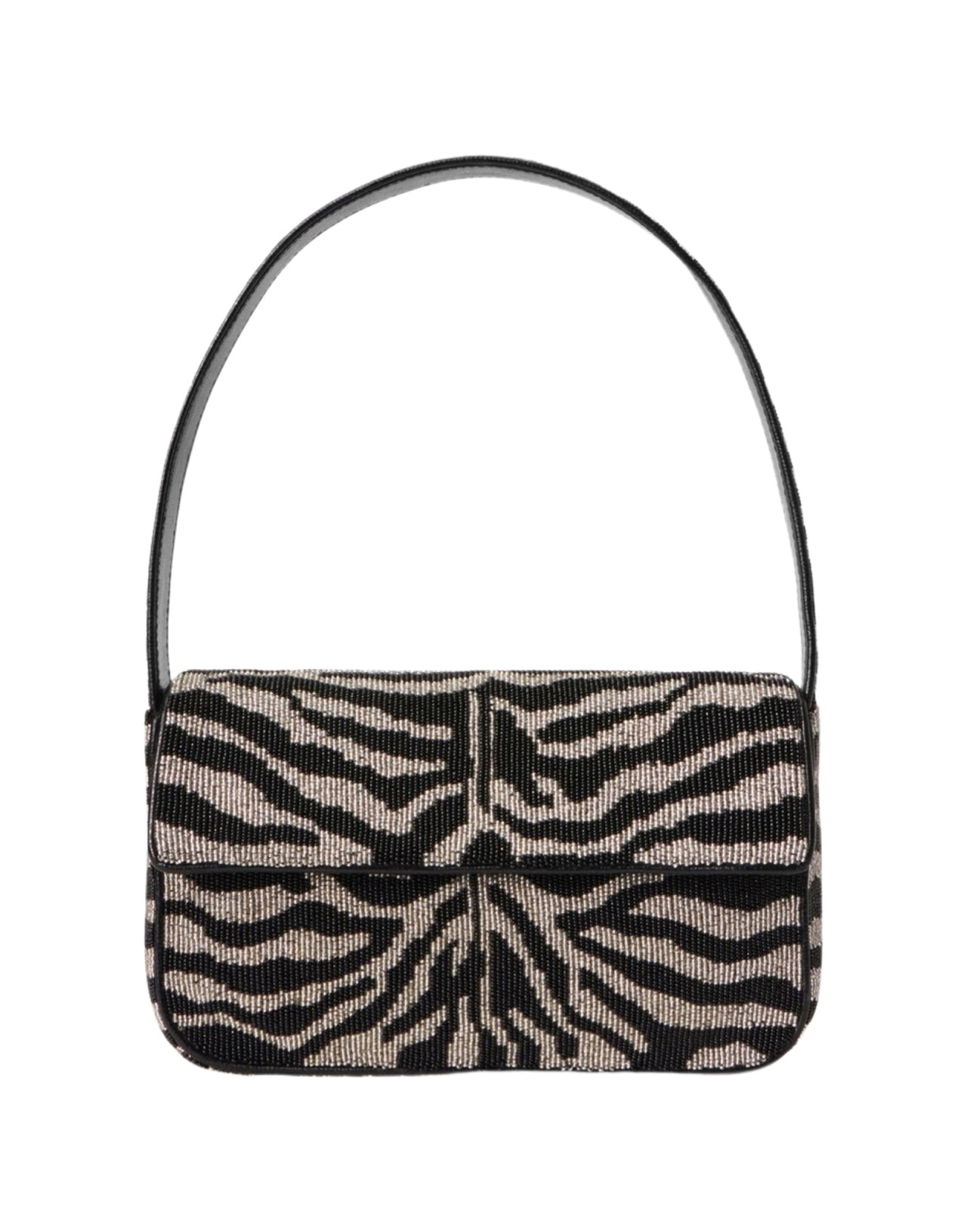 STAUD COMING SOON - BORSA SPALLA BAGUETTE ANIMALIER